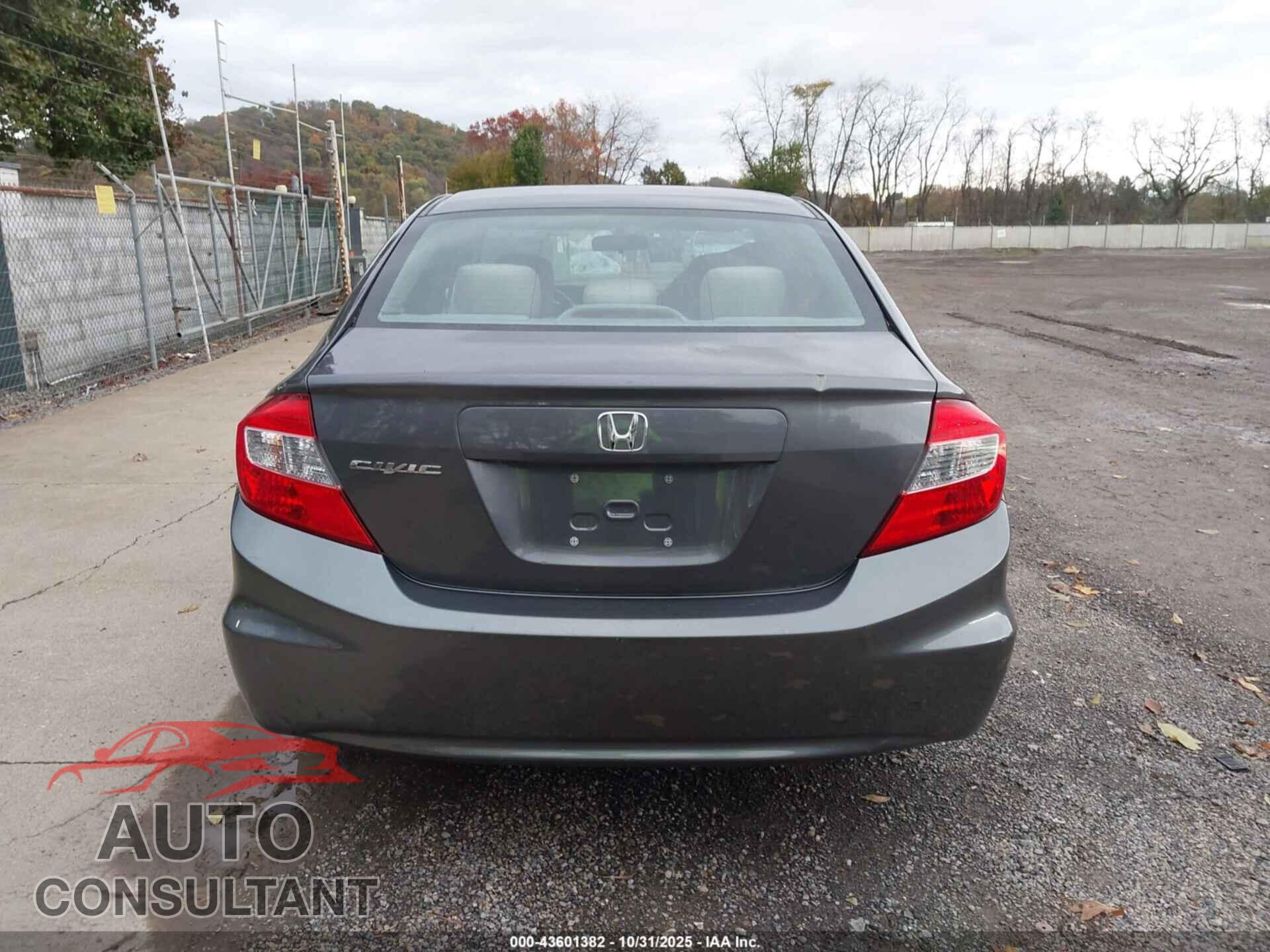 HONDA CIVIC 2012 - 19XFB2F58CE024867