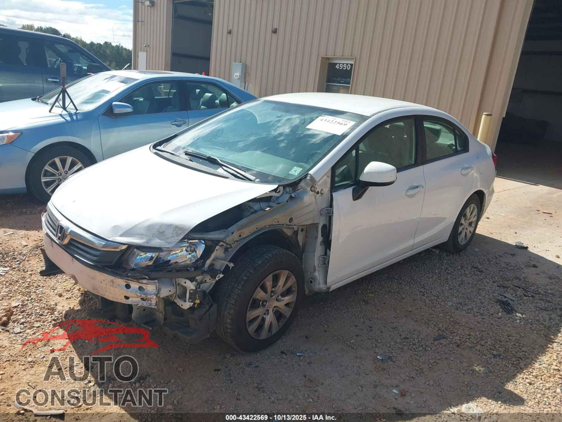HONDA CIVIC 2012 - 2HGFB2F55CH328731