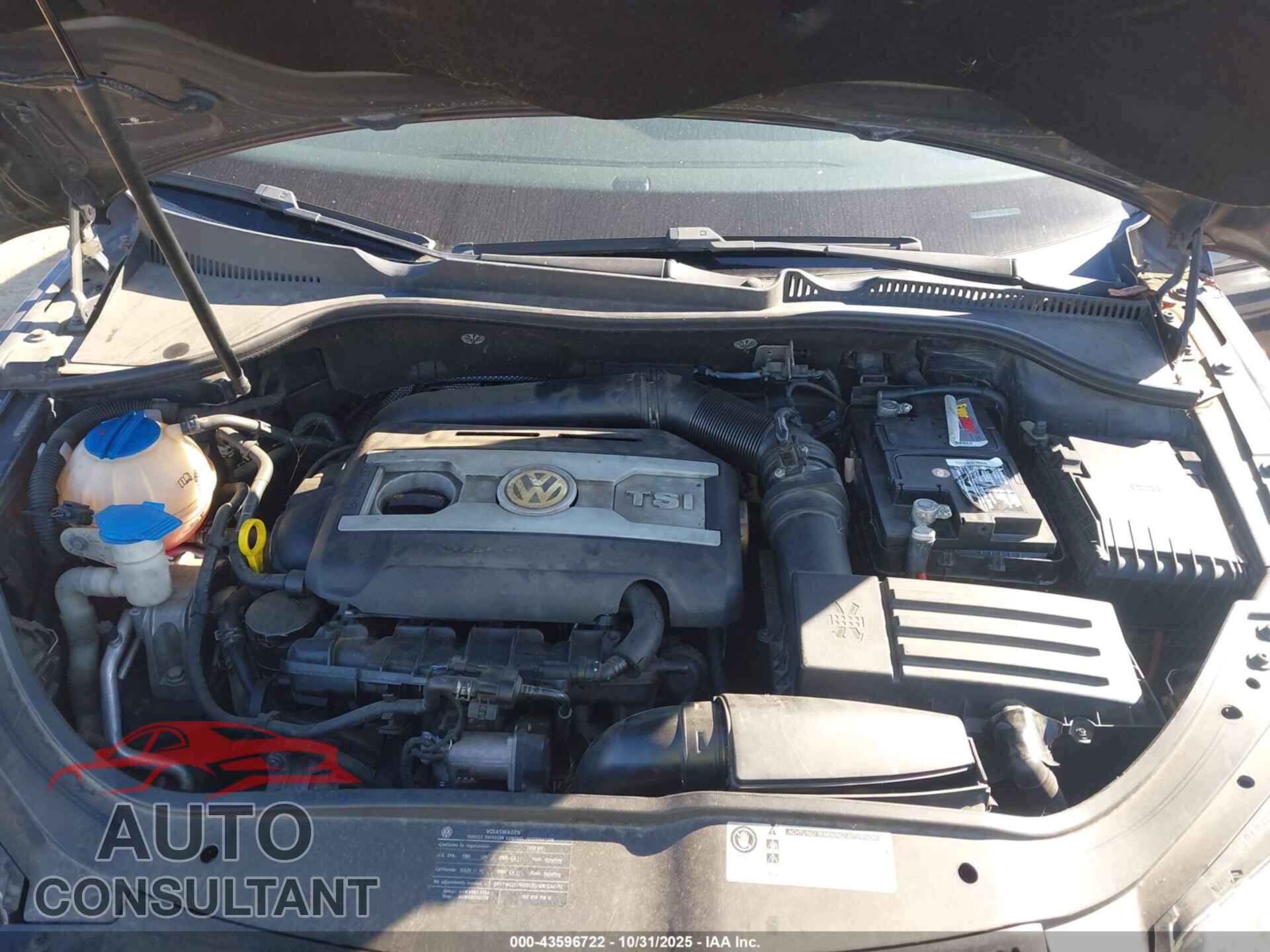 VOLKSWAGEN EOS 2010 - WVWBA7AH2AV014361