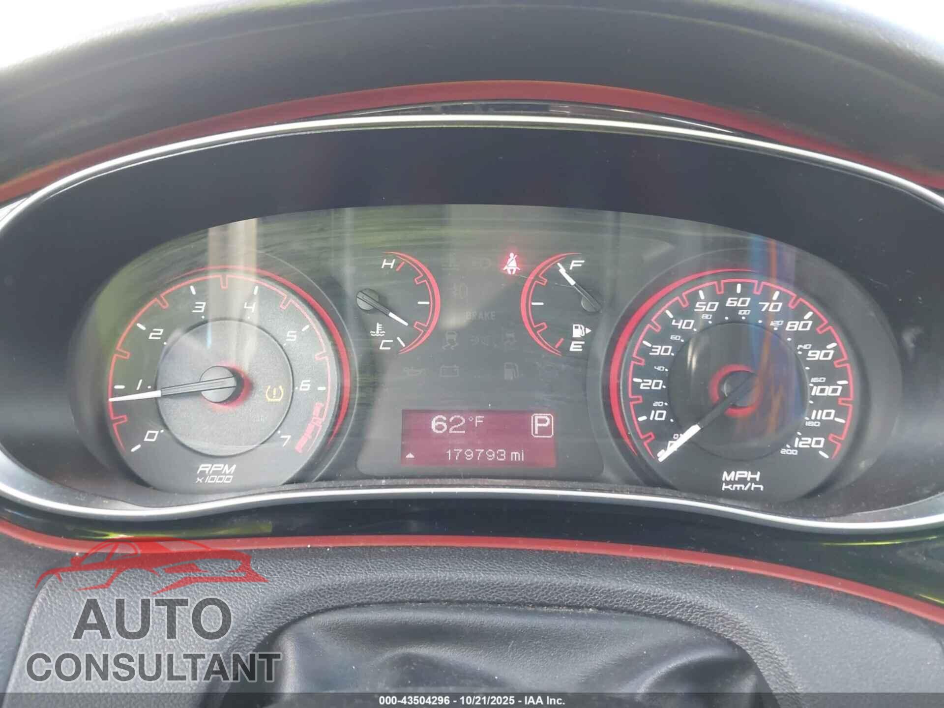 DODGE DART 2014 - 1C3CDFBB3ED745400