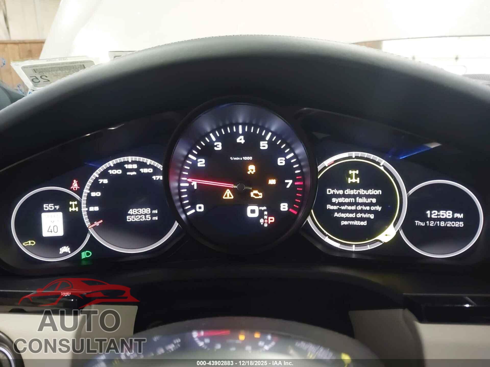 PORSCHE CAYENNE COUPE 2020 - WP1BA2AY8LDA46810