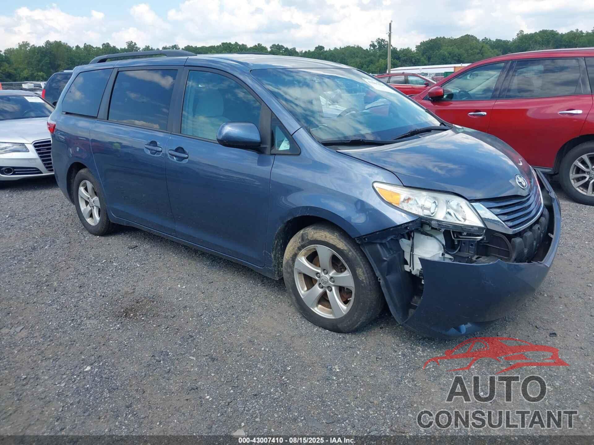 TOYOTA SIENNA 2017 - 5TDKZ3DC7HS783184