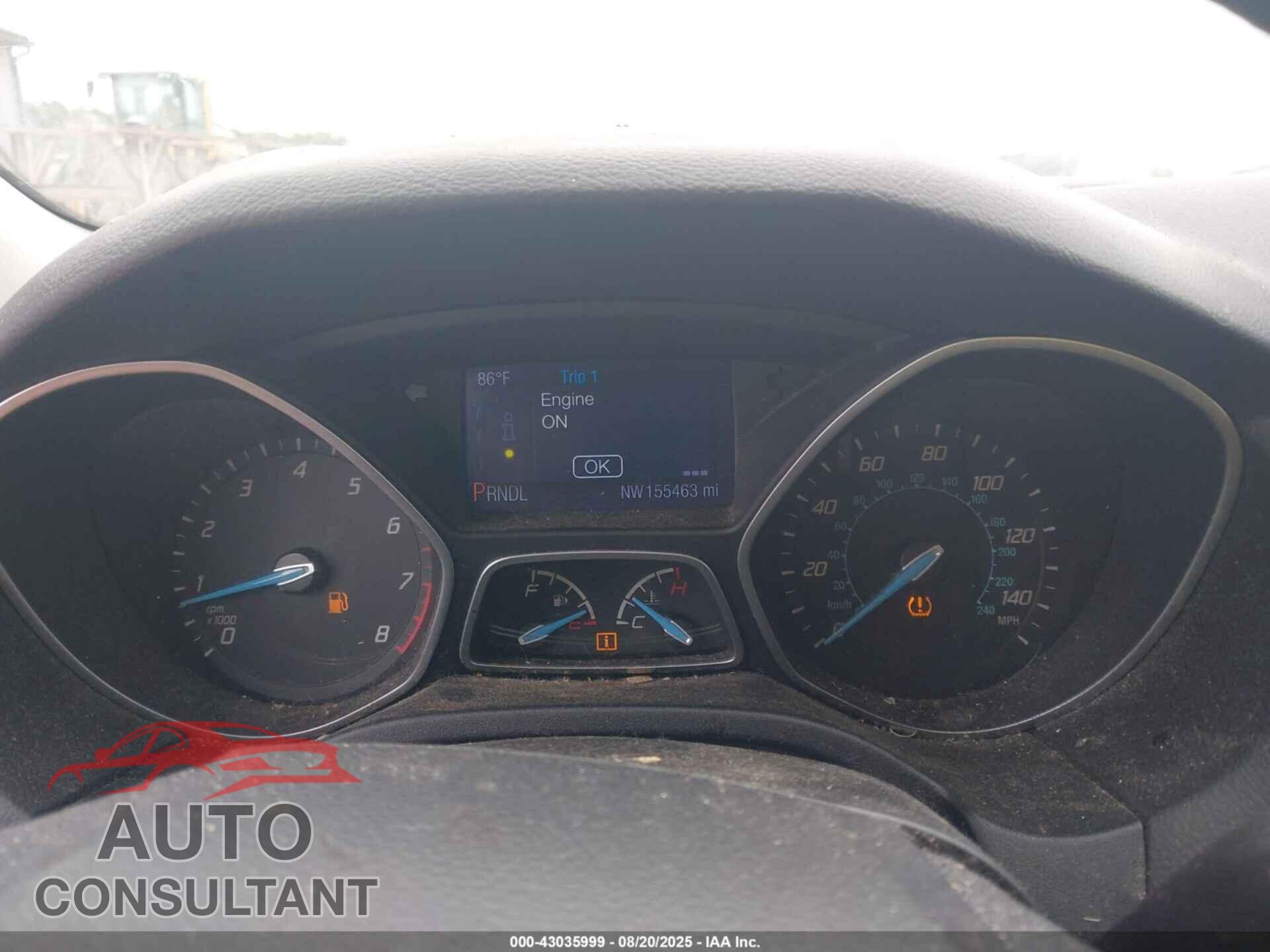 FORD FOCUS 2014 - 1FADP3F22EL217634