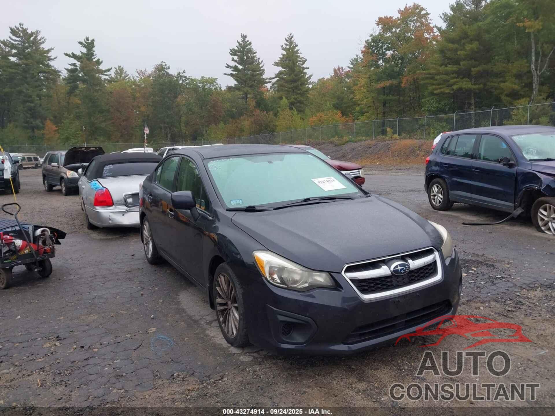 SUBARU IMPREZA 2012 - JF1GJAD69CH008495