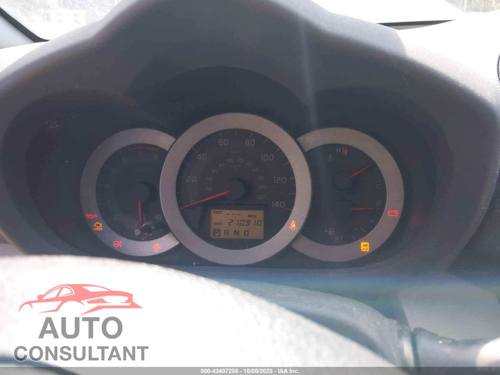 TOYOTA RAV4 2010 - 2T3ZF4DVXAW036875