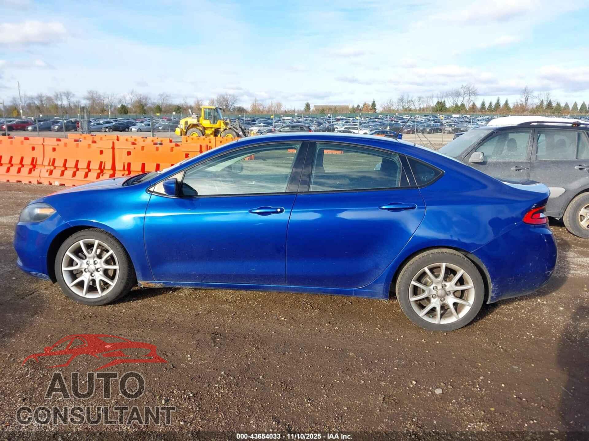 DODGE DART 2013 - 1C3CDFBA9DD298660