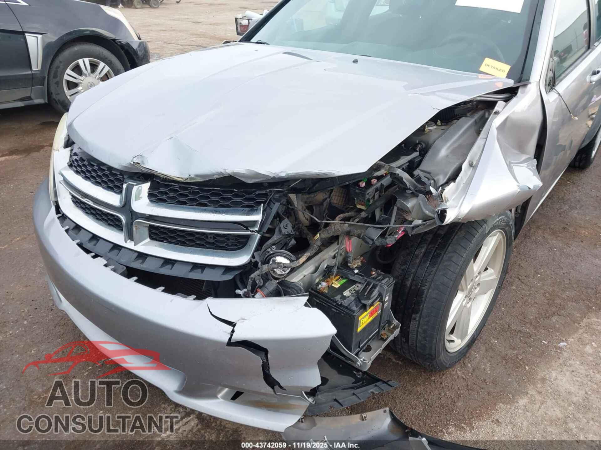 DODGE AVENGER 2013 - 1C3CDZAB1DN680686