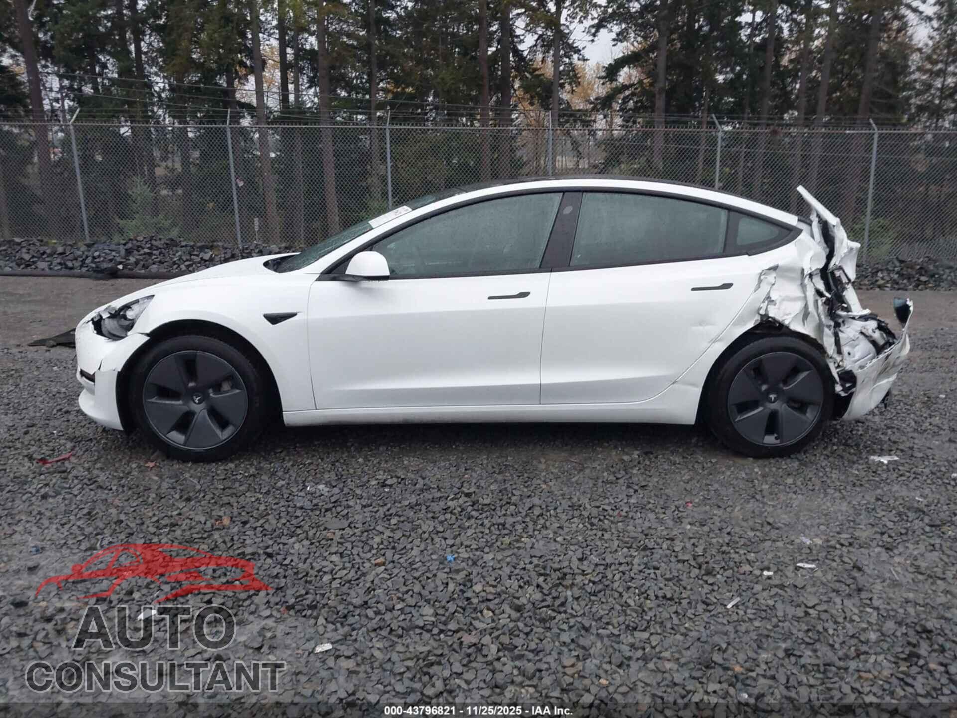 TESLA MODEL 3 2022 - 5YJ3E1EB5NF317960