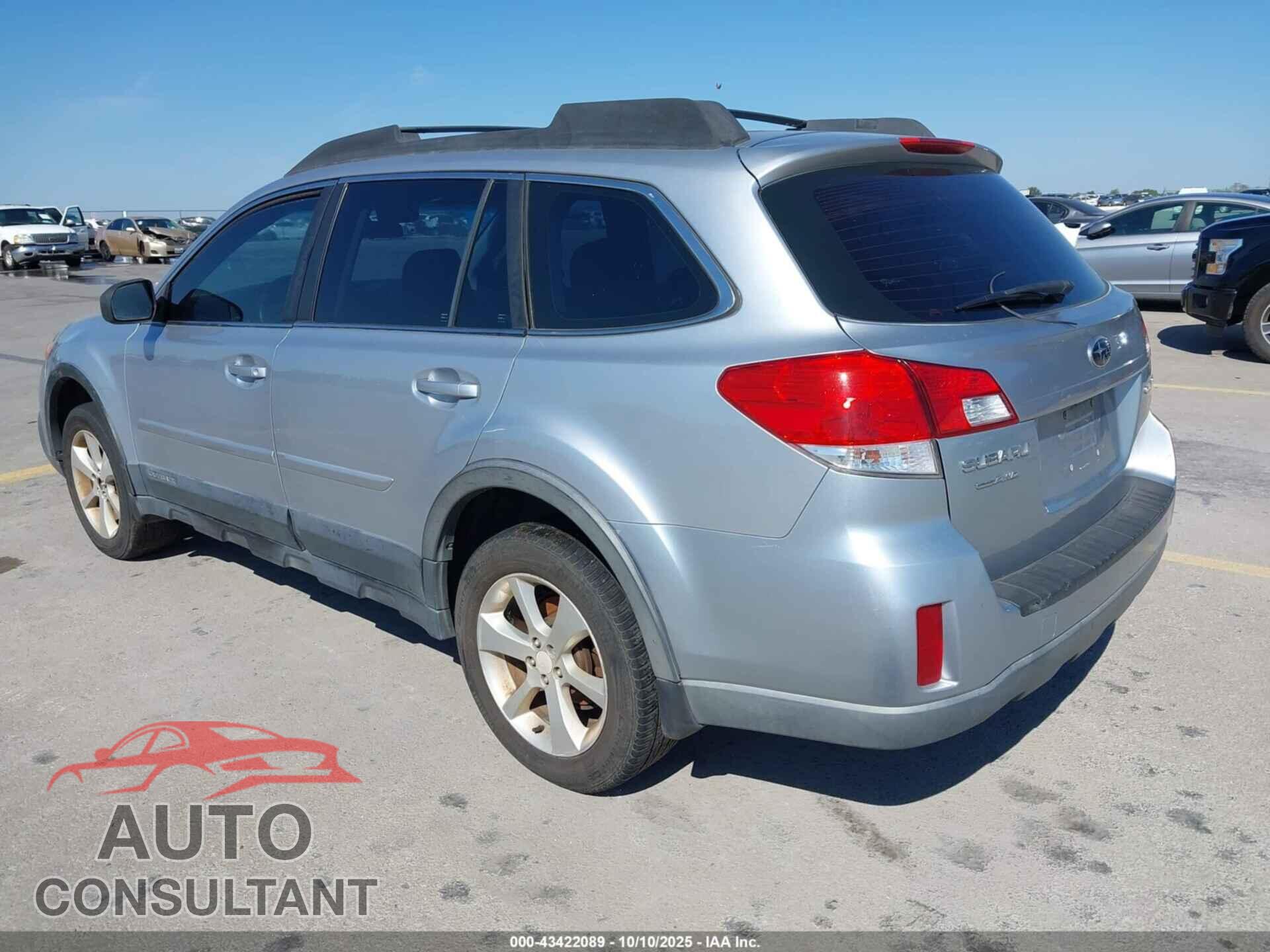 SUBARU OUTBACK 2014 - 4S4BRBAC5E3277909