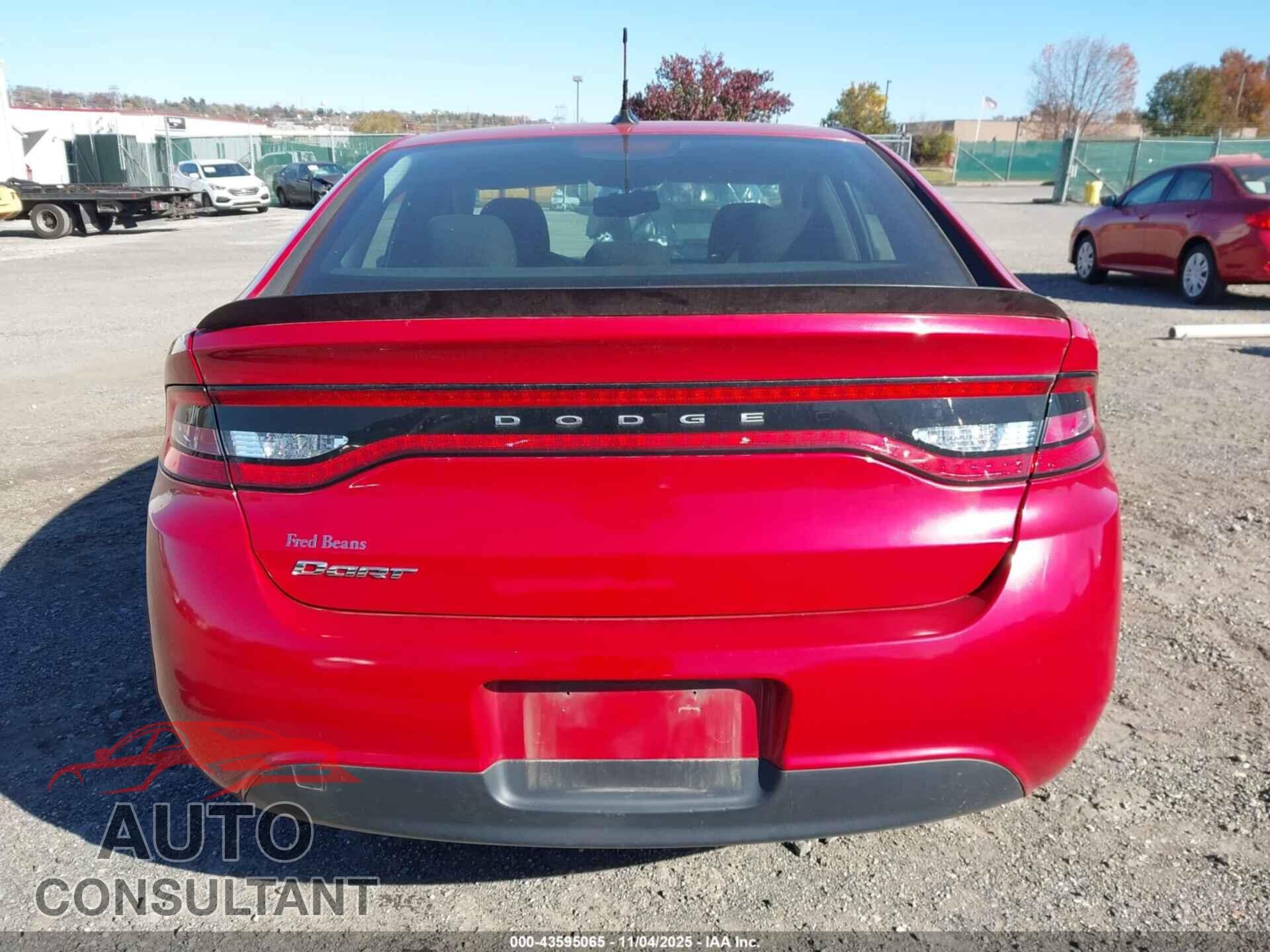 DODGE DART 2013 - 1C3CDFAA3DD287770