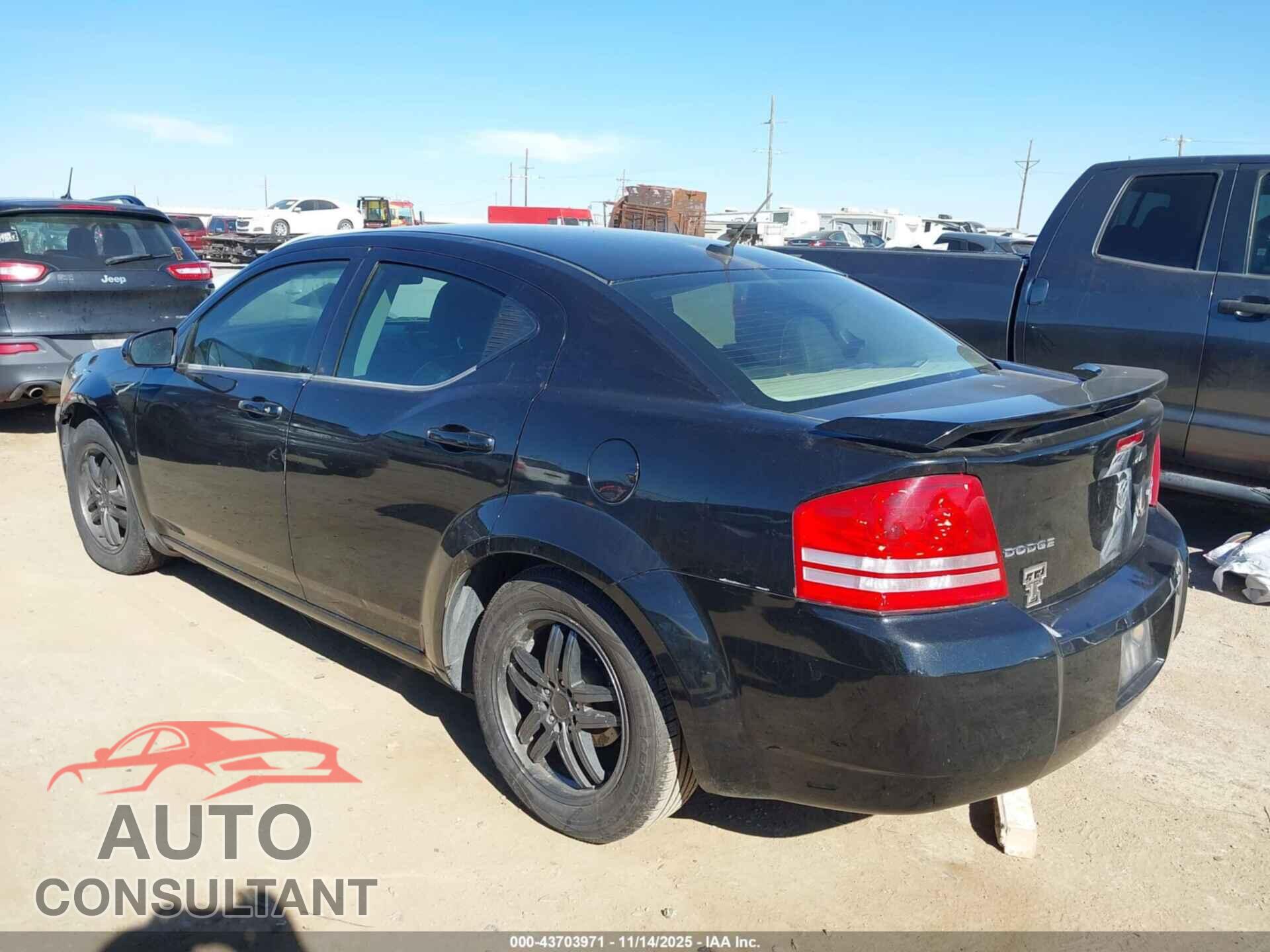 DODGE AVENGER 2010 - 1B3CC5FB7AN220851