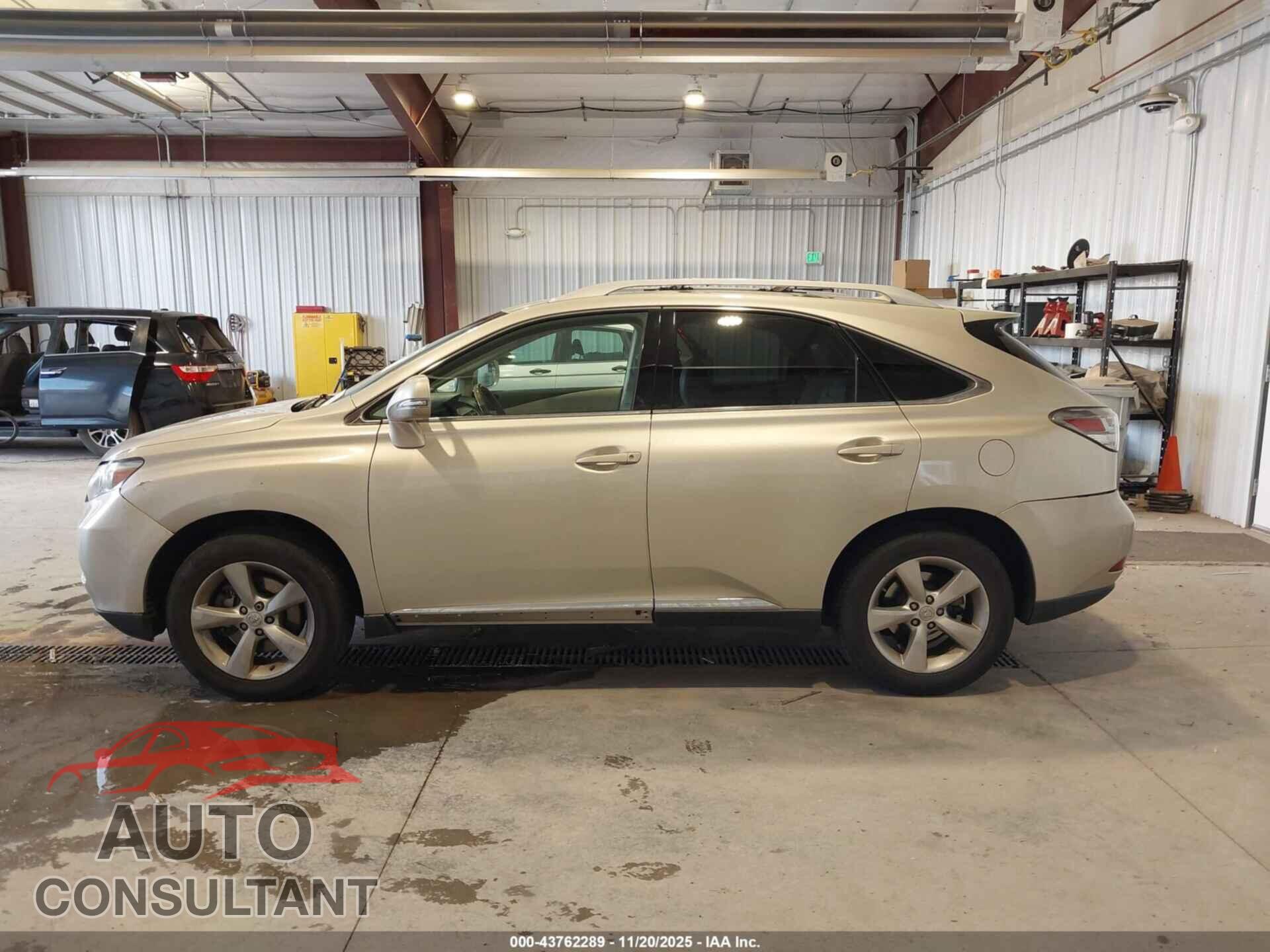 LEXUS RX 350 2012 - 2T2BK1BA1CC134908