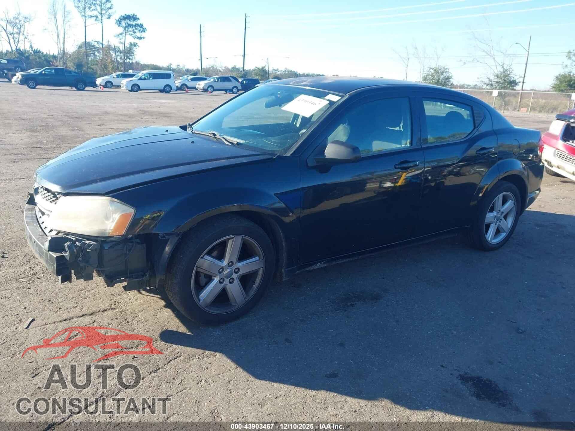 DODGE AVENGER 2013 - 1C3CDZAB3DN708455