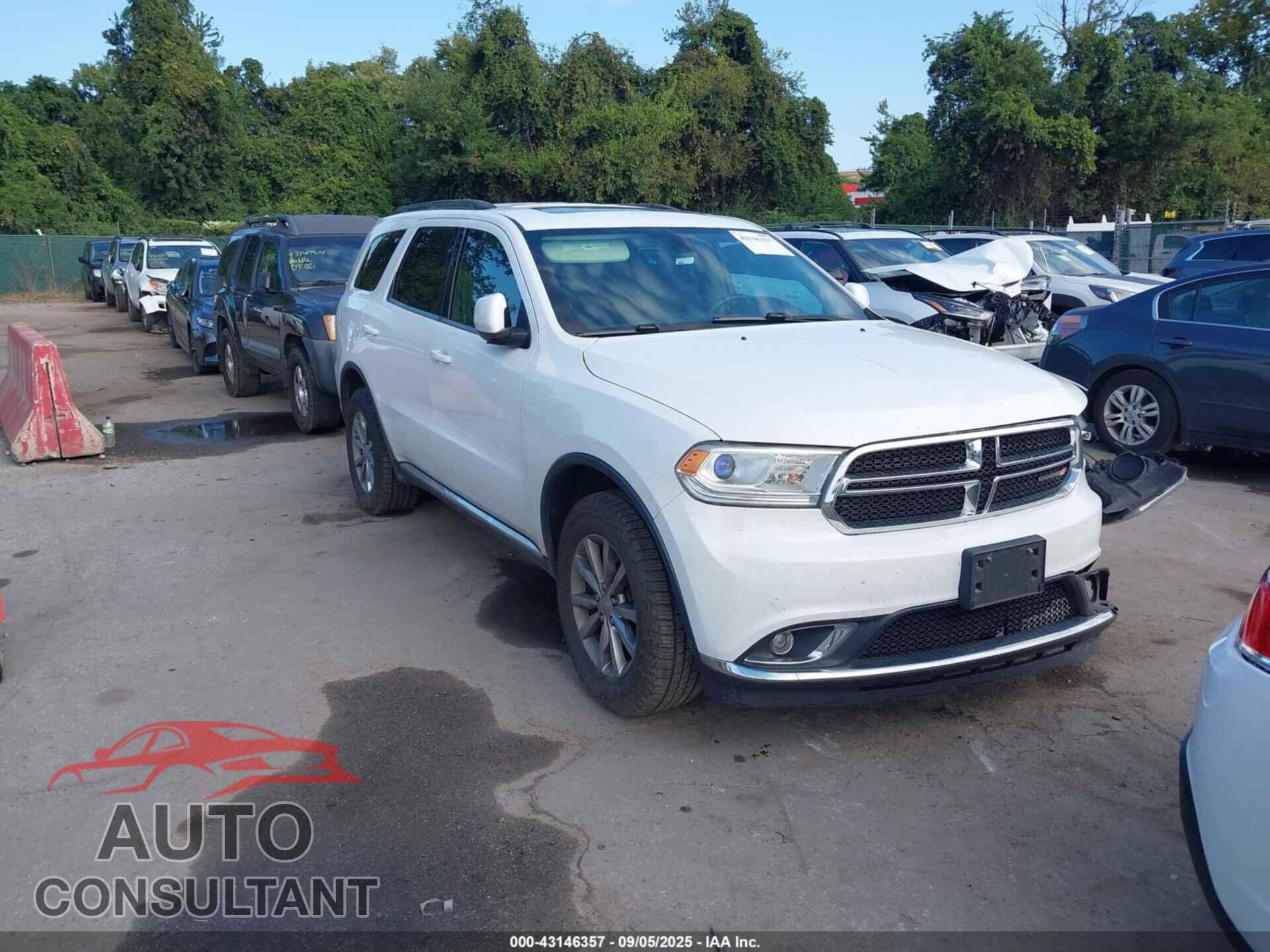 DODGE DURANGO 2017 - 1C4RDJAG7HC814640