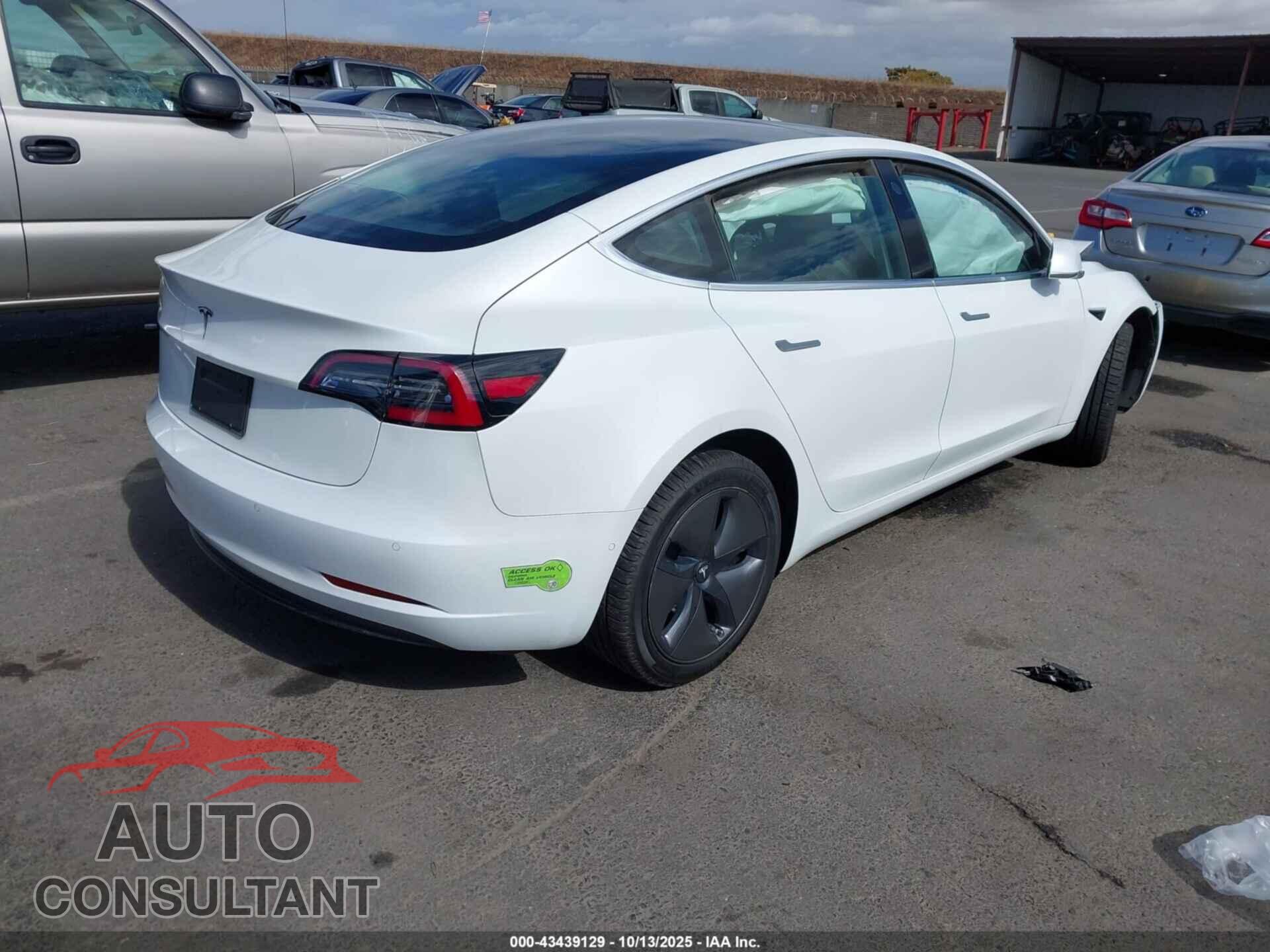 TESLA MODEL 3 2019 - 5YJ3E1EA2KF484084