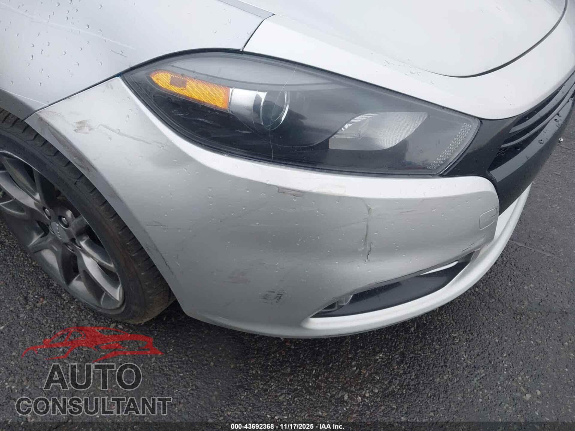 DODGE DART 2013 - 1C3CDFBA8DD295037