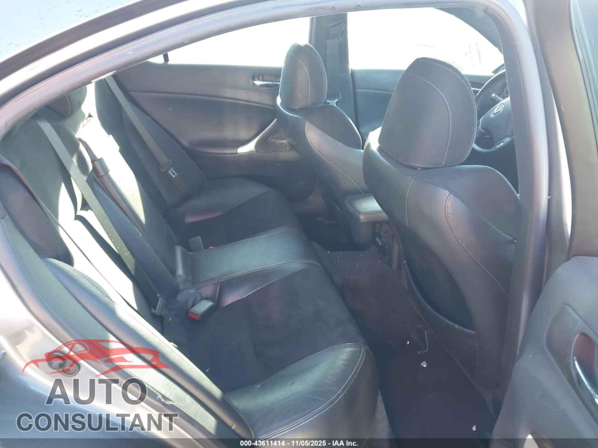 LEXUS IS 250 2012 - JTHBF5C27C5177698