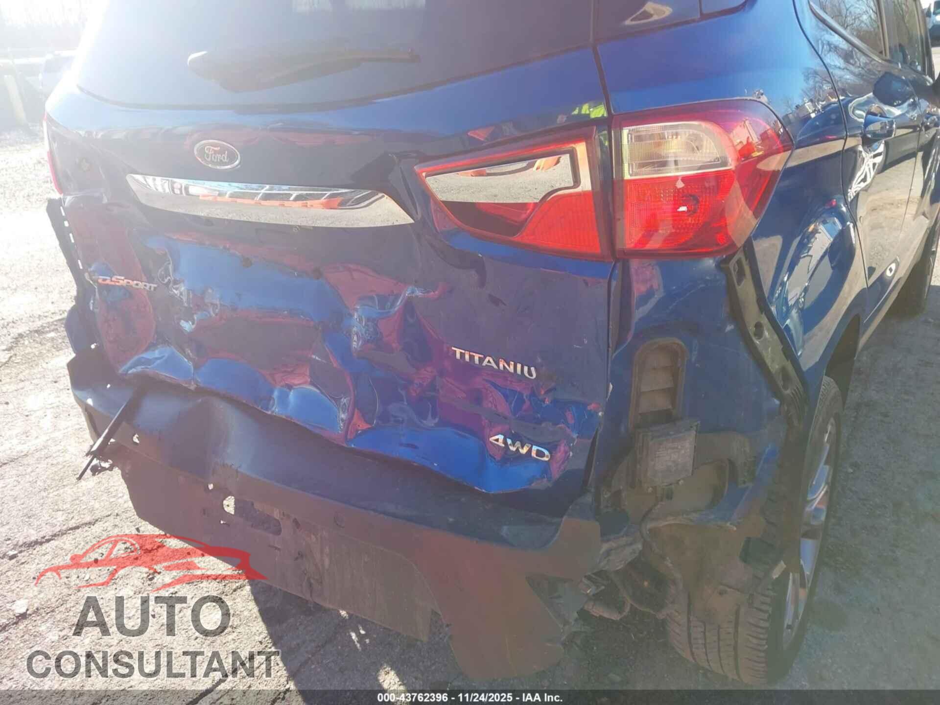 FORD ECOSPORT 2020 - MAJ6S3KL7LC371226