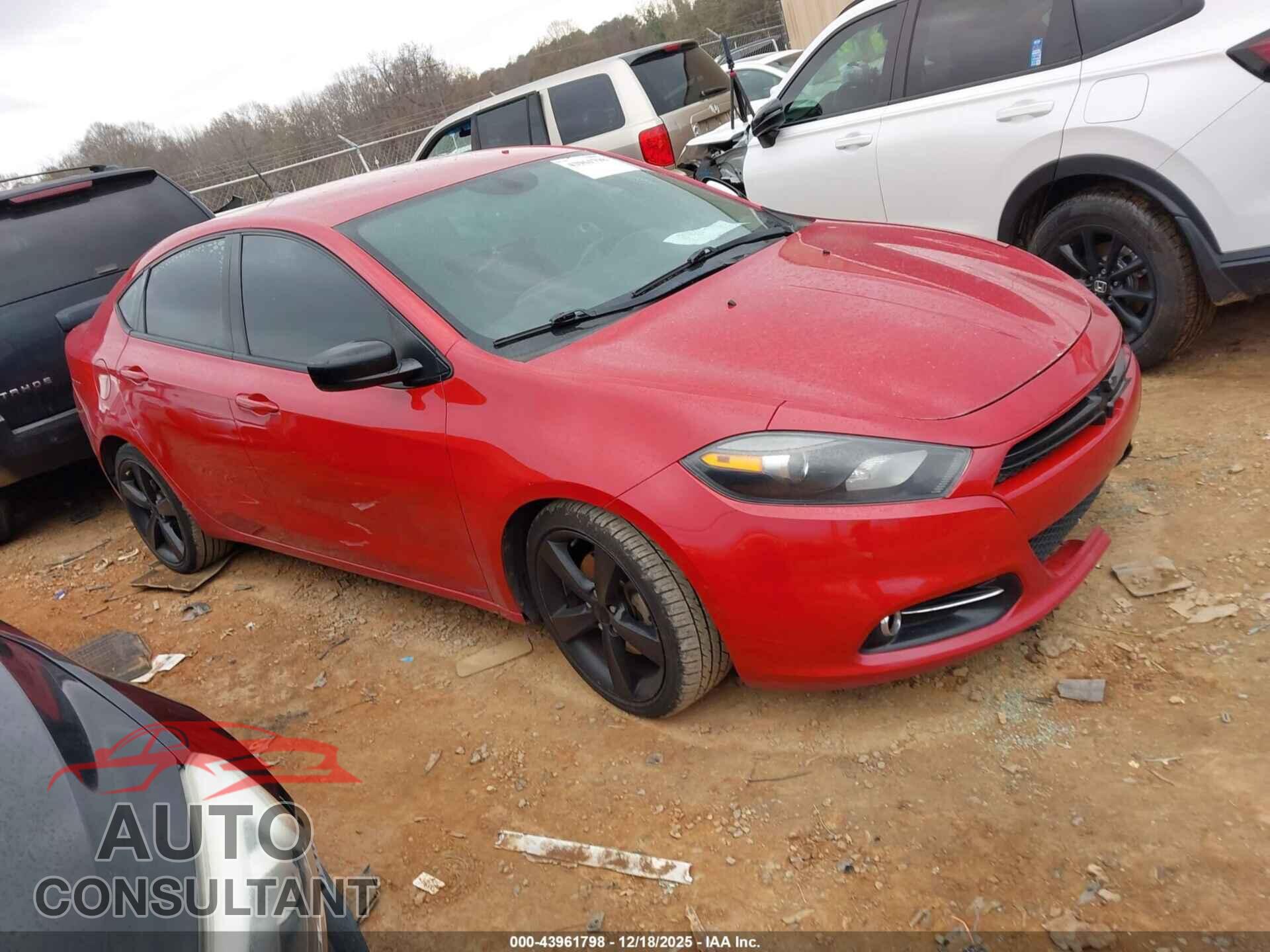 DODGE DART 2014 - 1C3CDFBB4ED909480