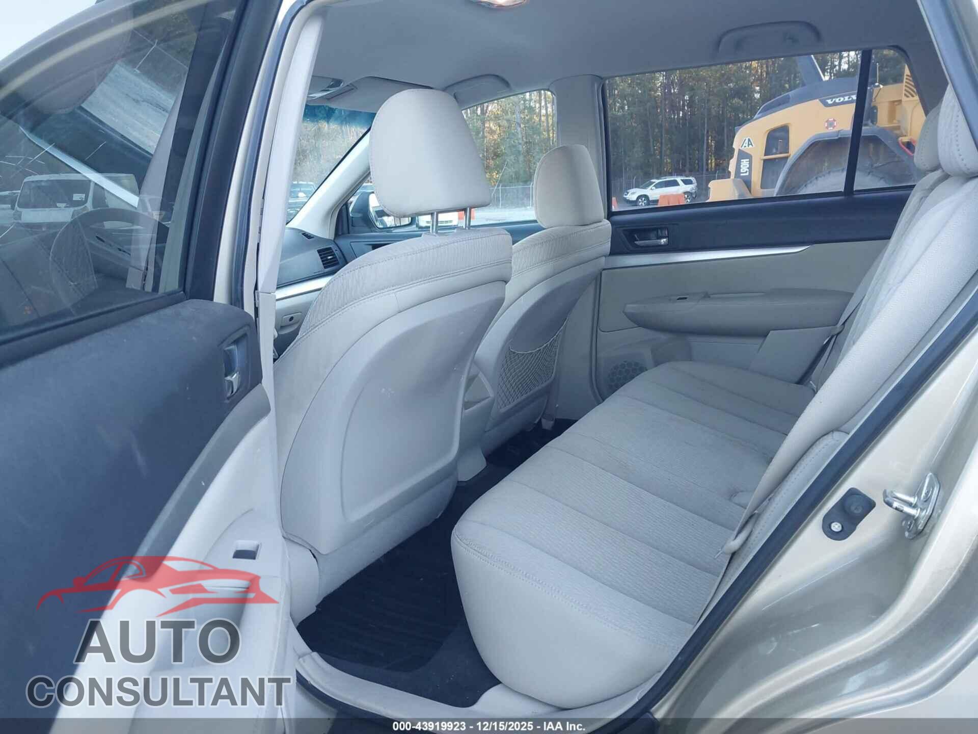 SUBARU OUTBACK 2010 - 4S4BRBCC8A3320615