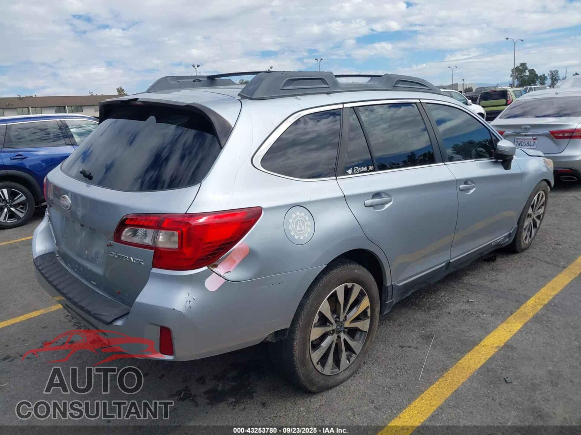 SUBARU OUTBACK 2016 - 4S4BSBLC0G3256132