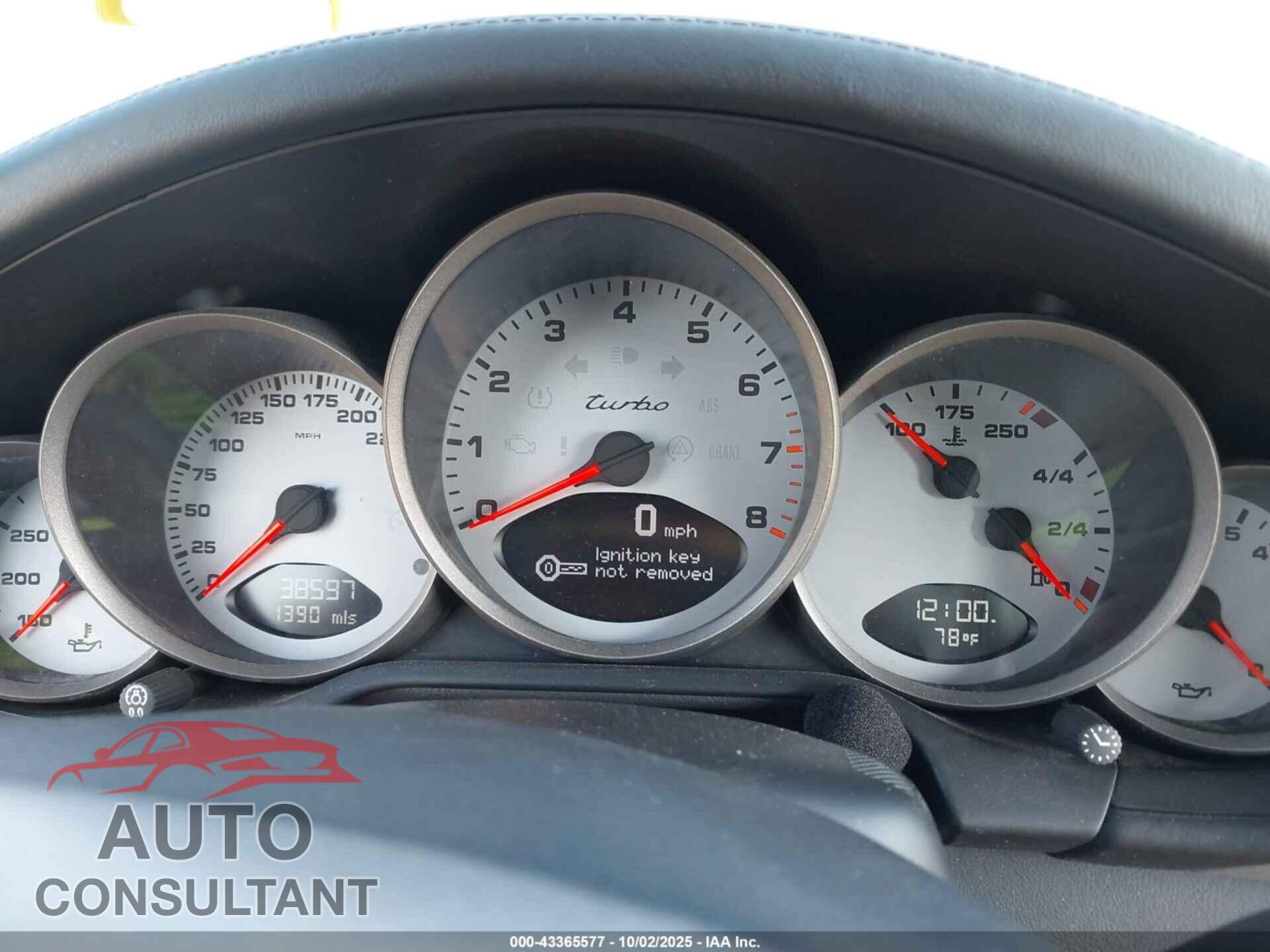PORSCHE 911 2009 - WP0CD29919S773608