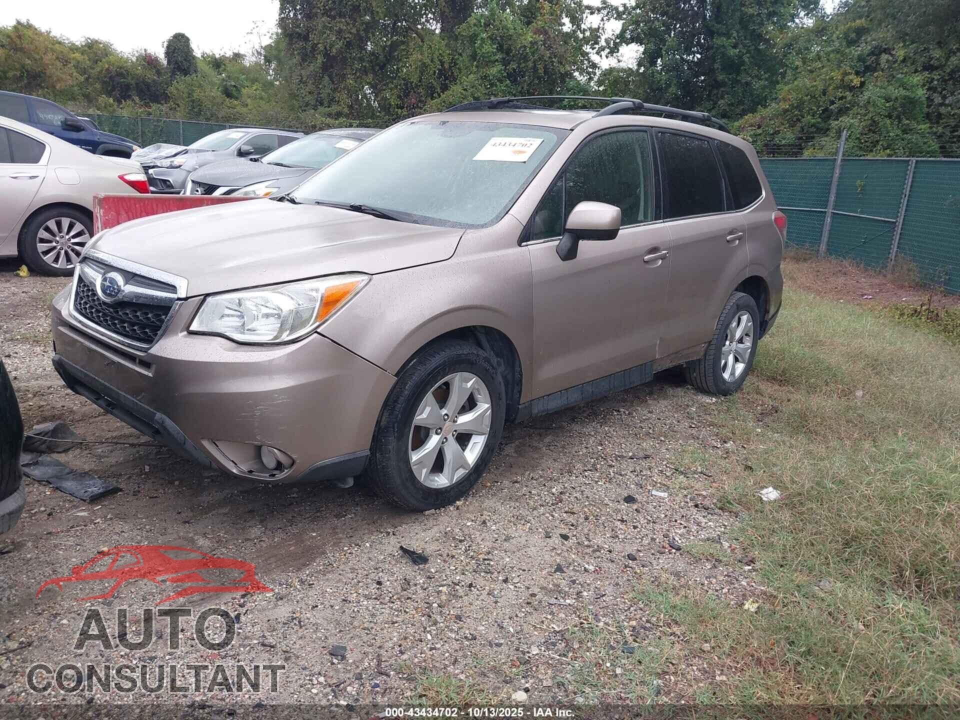 SUBARU FORESTER 2015 - JF2SJARC8FH817978