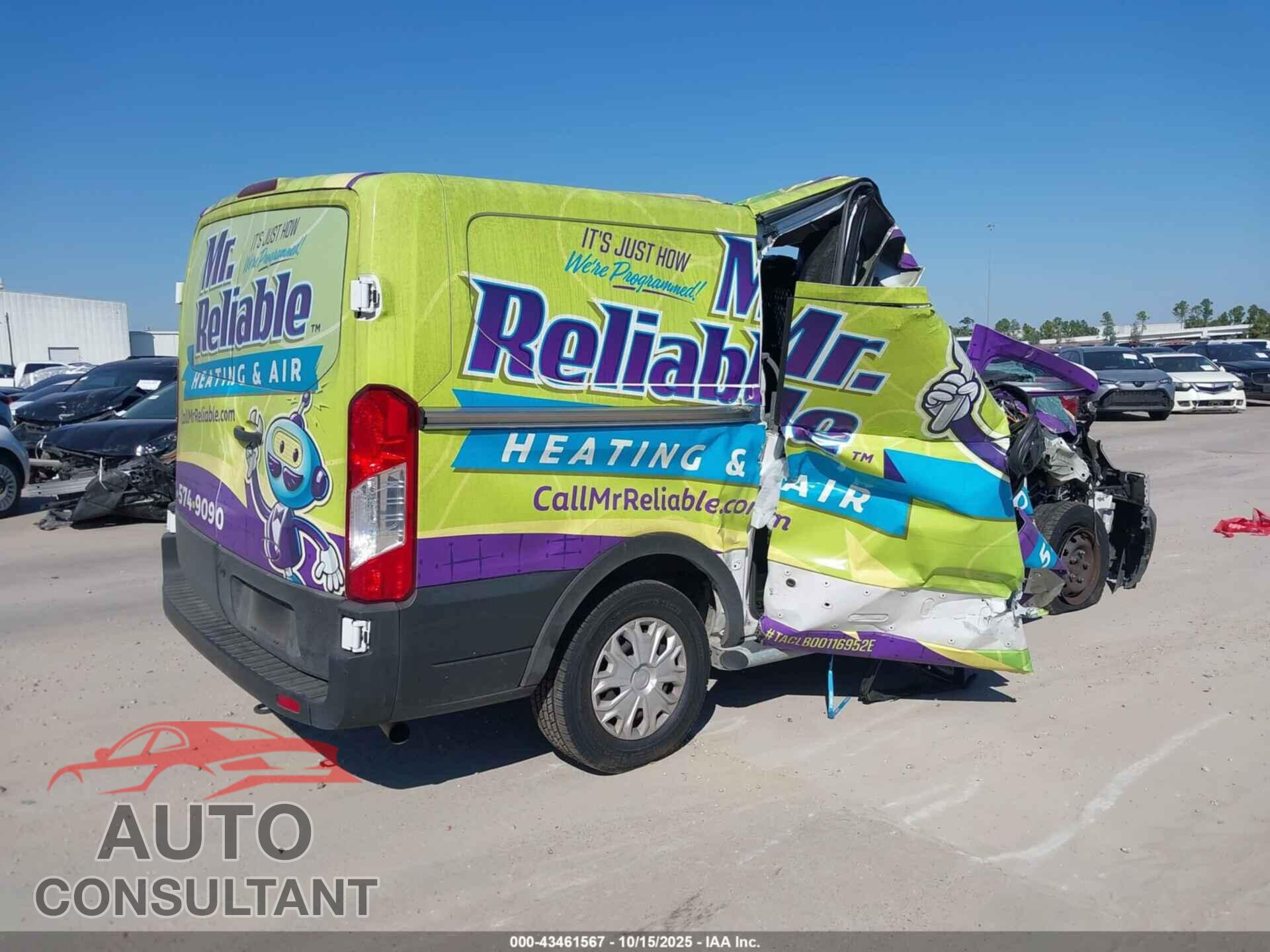 FORD TRANSIT-250 2021 - 1FTBR1Y85MKA92277