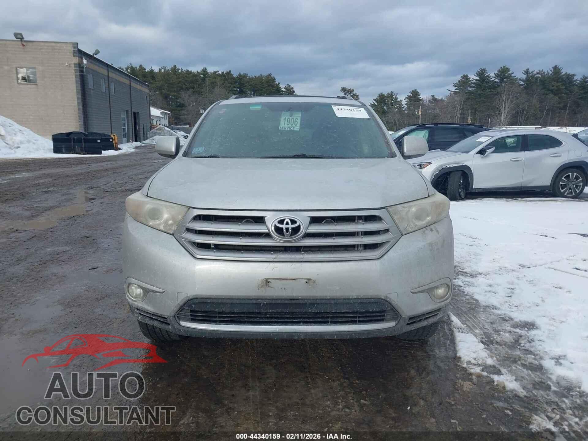 TOYOTA HIGHLANDER 2012 - 5TDBK3EH8CS151446