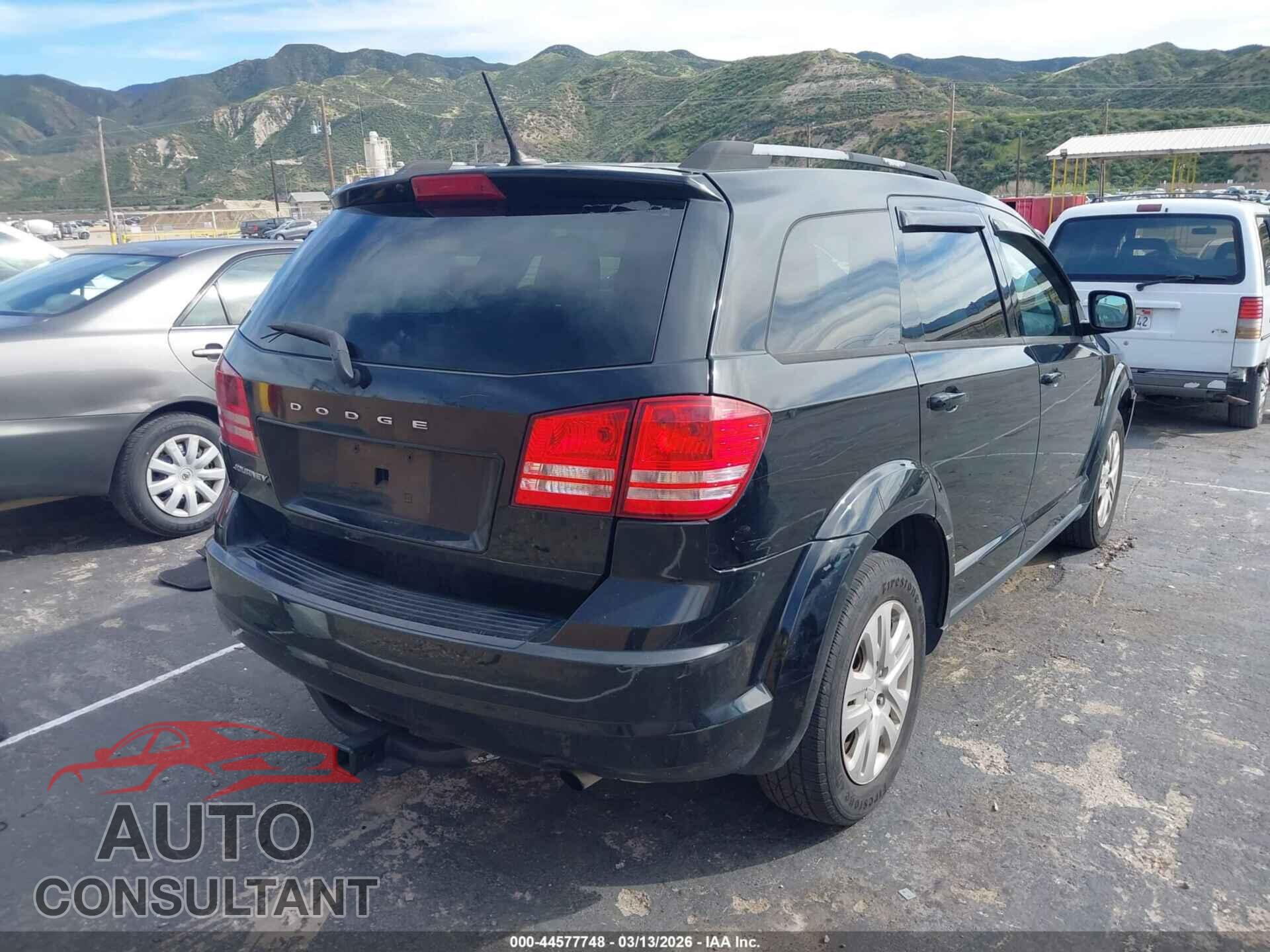 DODGE JOURNEY 2017 - 3C4PDCAB6HT707557