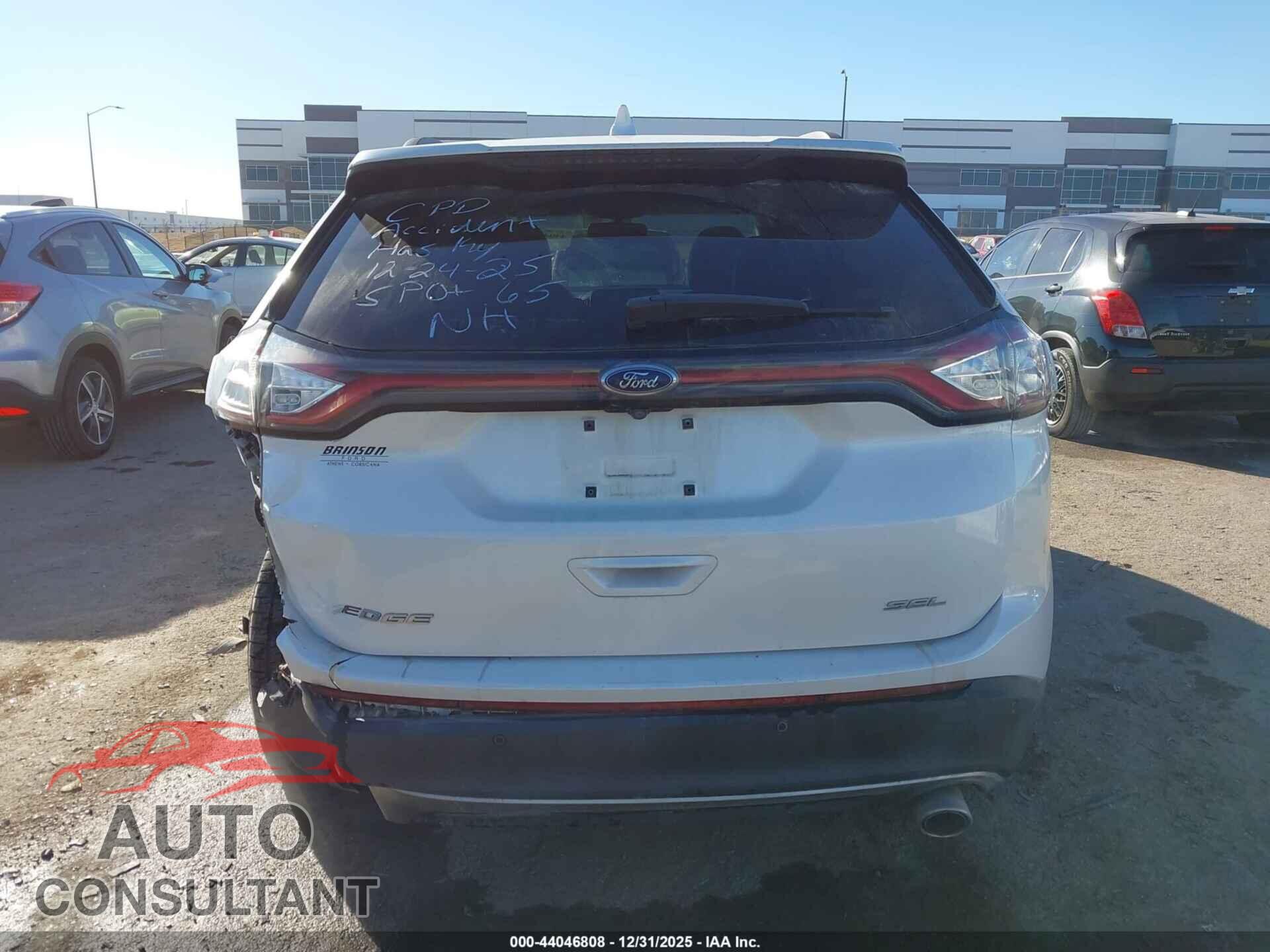 FORD EDGE 2016 - 2FMPK3J87GBB04097