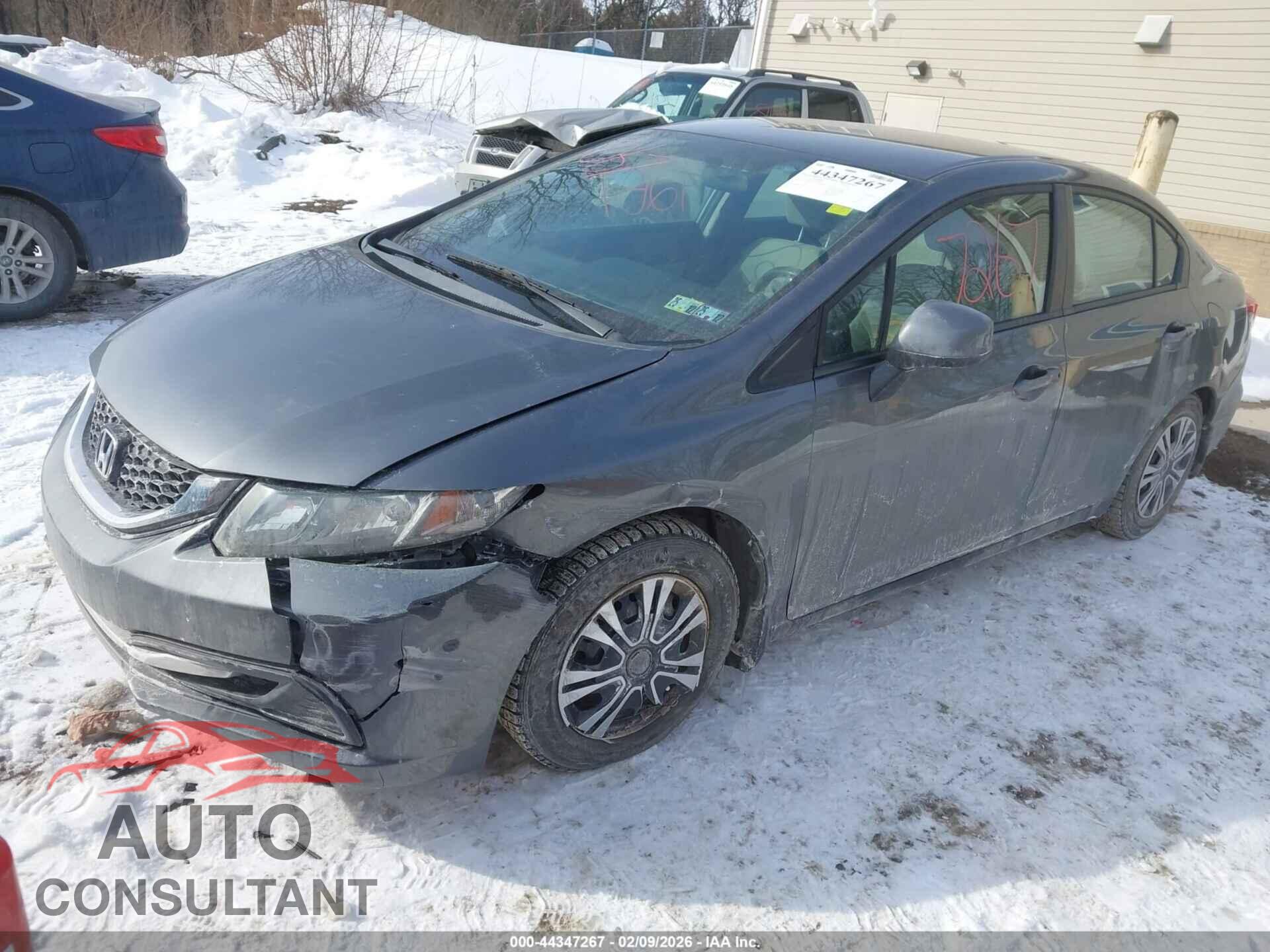 HONDA CIVIC 2013 - 19XFB2F57DE218324