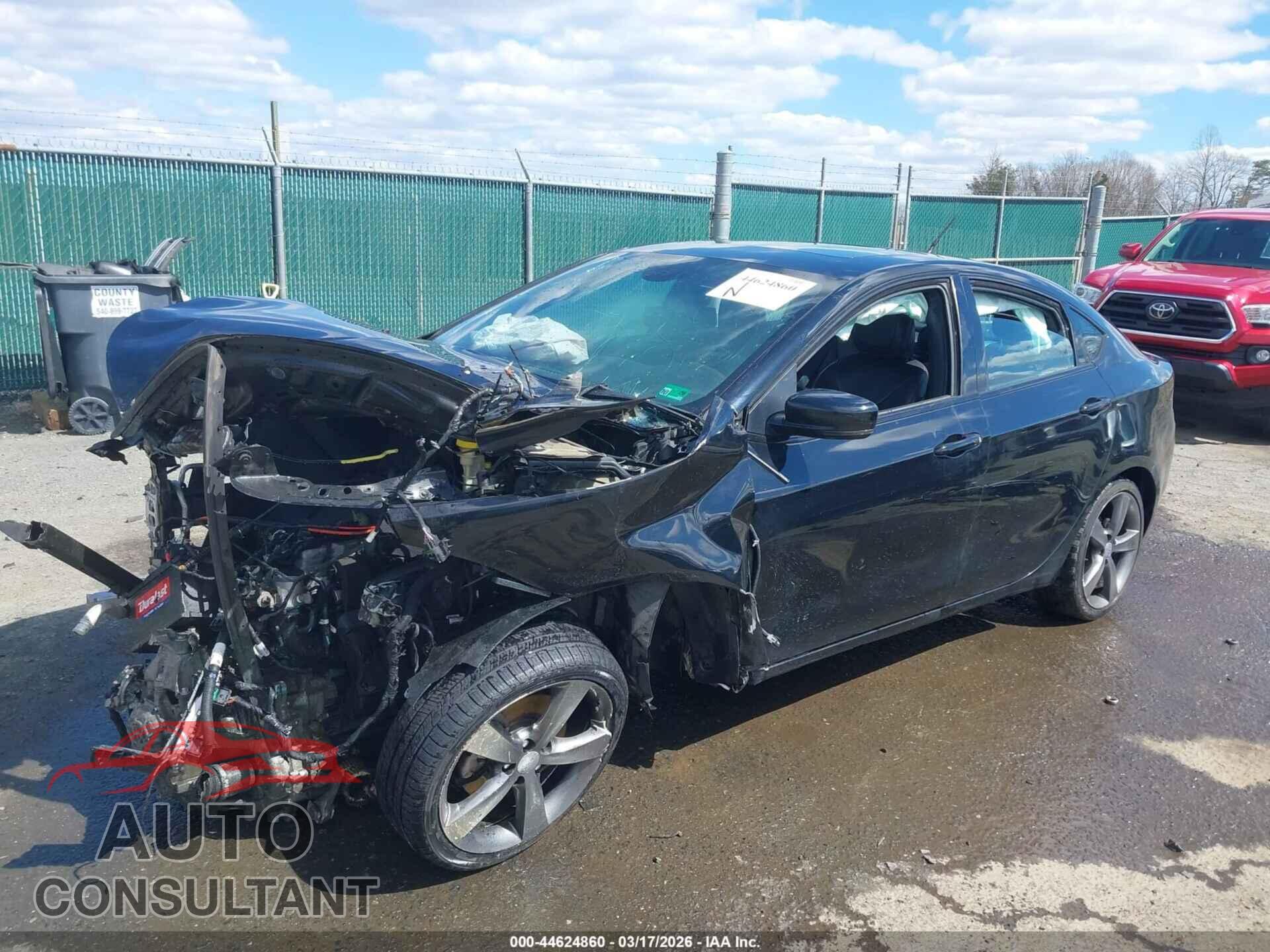 DODGE DART 2015 - 1C3CDFEB6FD130014