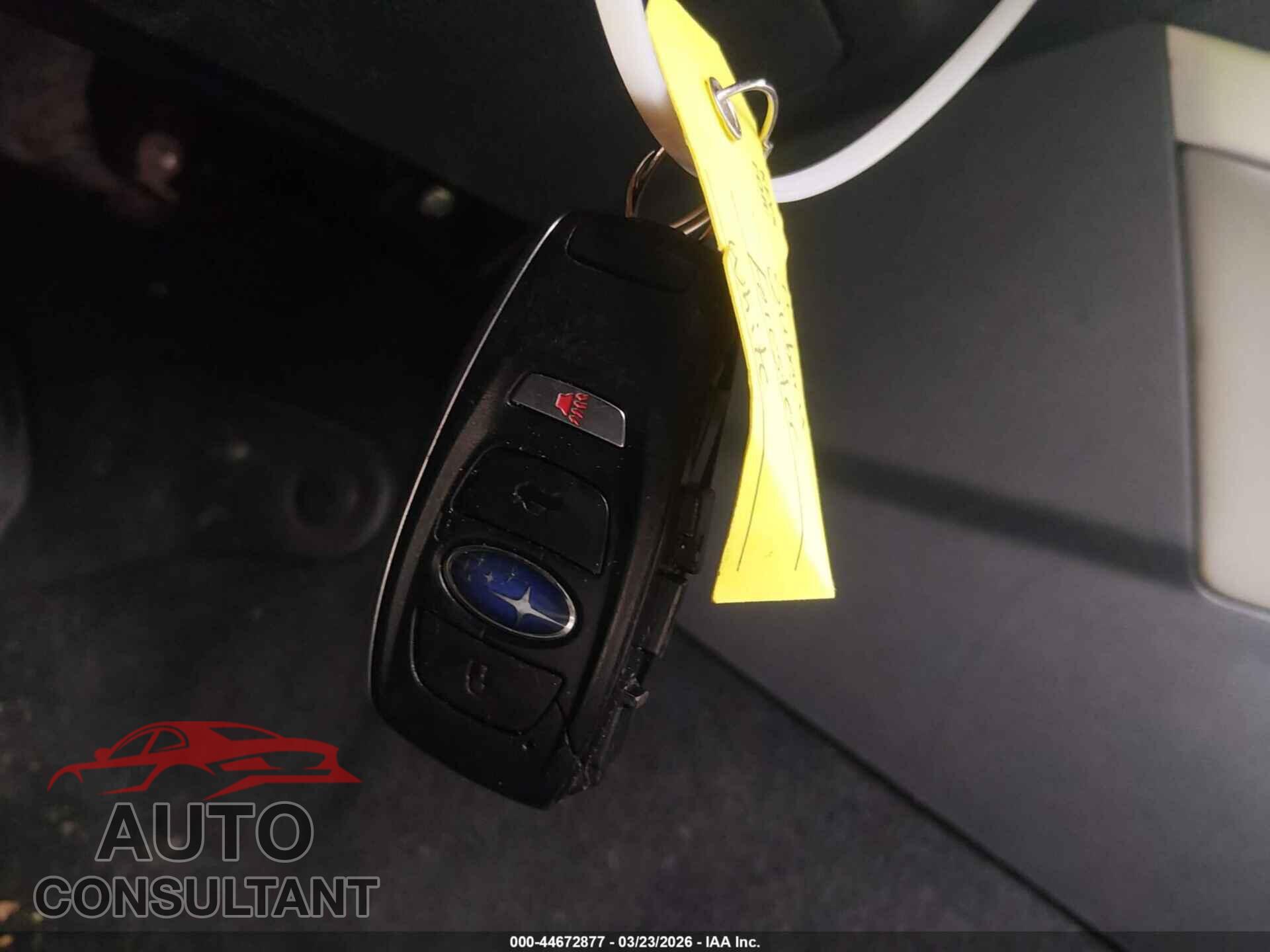 SUBARU FORESTER 2019 - JF2SKAUC4KH443853