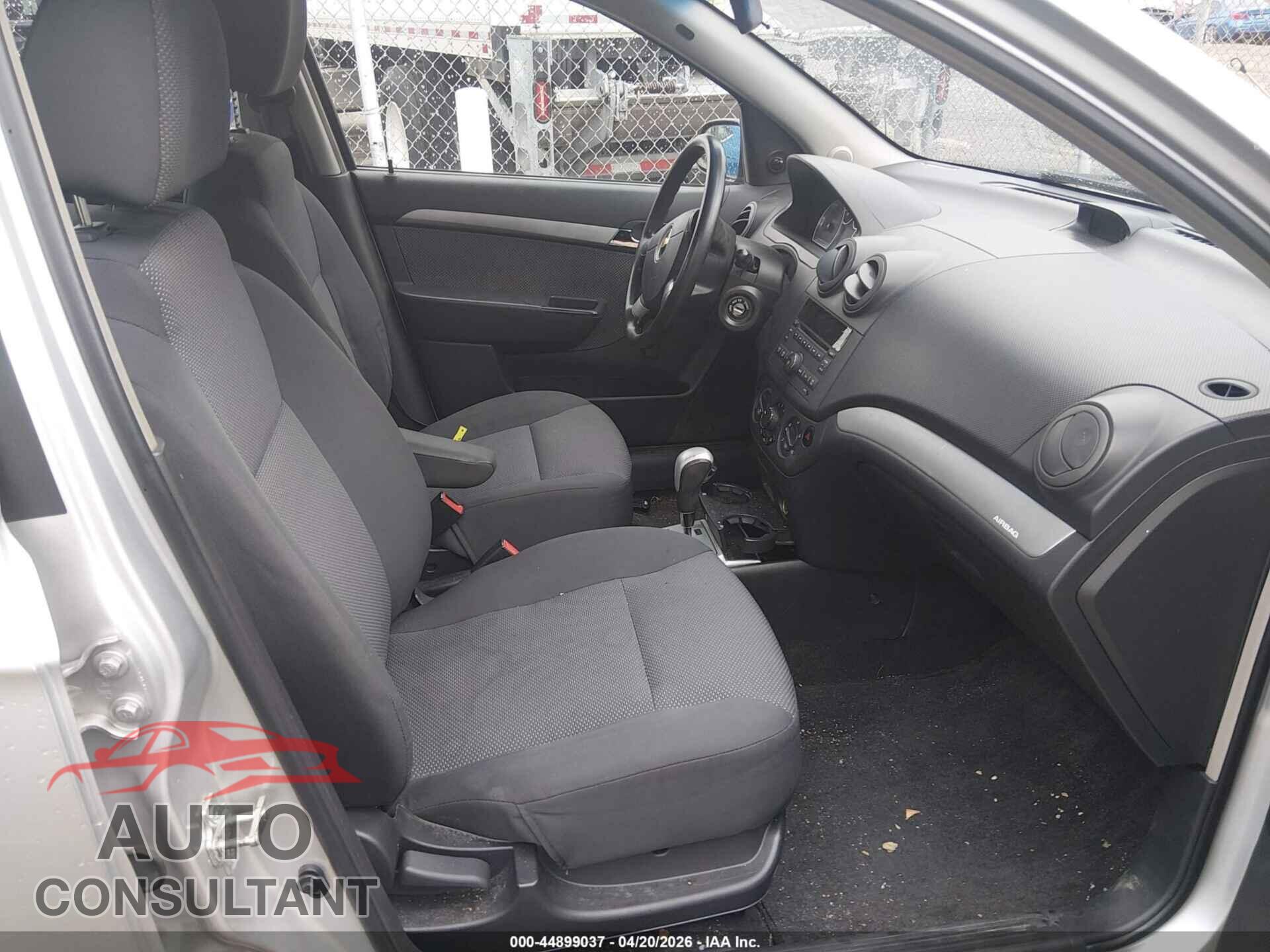 CHEVROLET AVEO 2011 - KL1TD5DE7BB126102