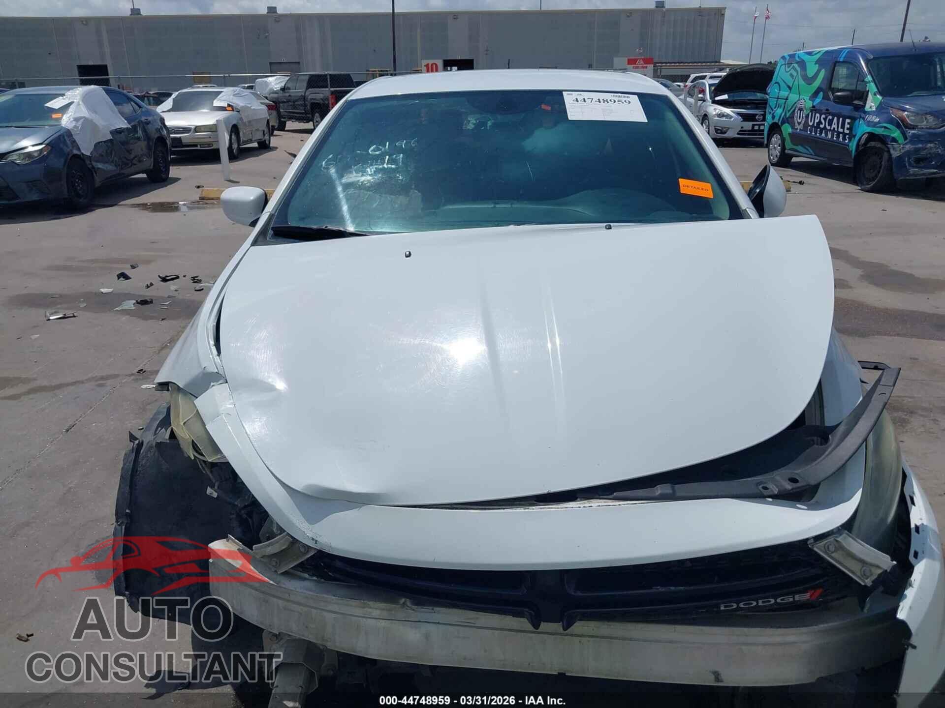 DODGE DART 2015 - 1C3CDFBB6FD286249