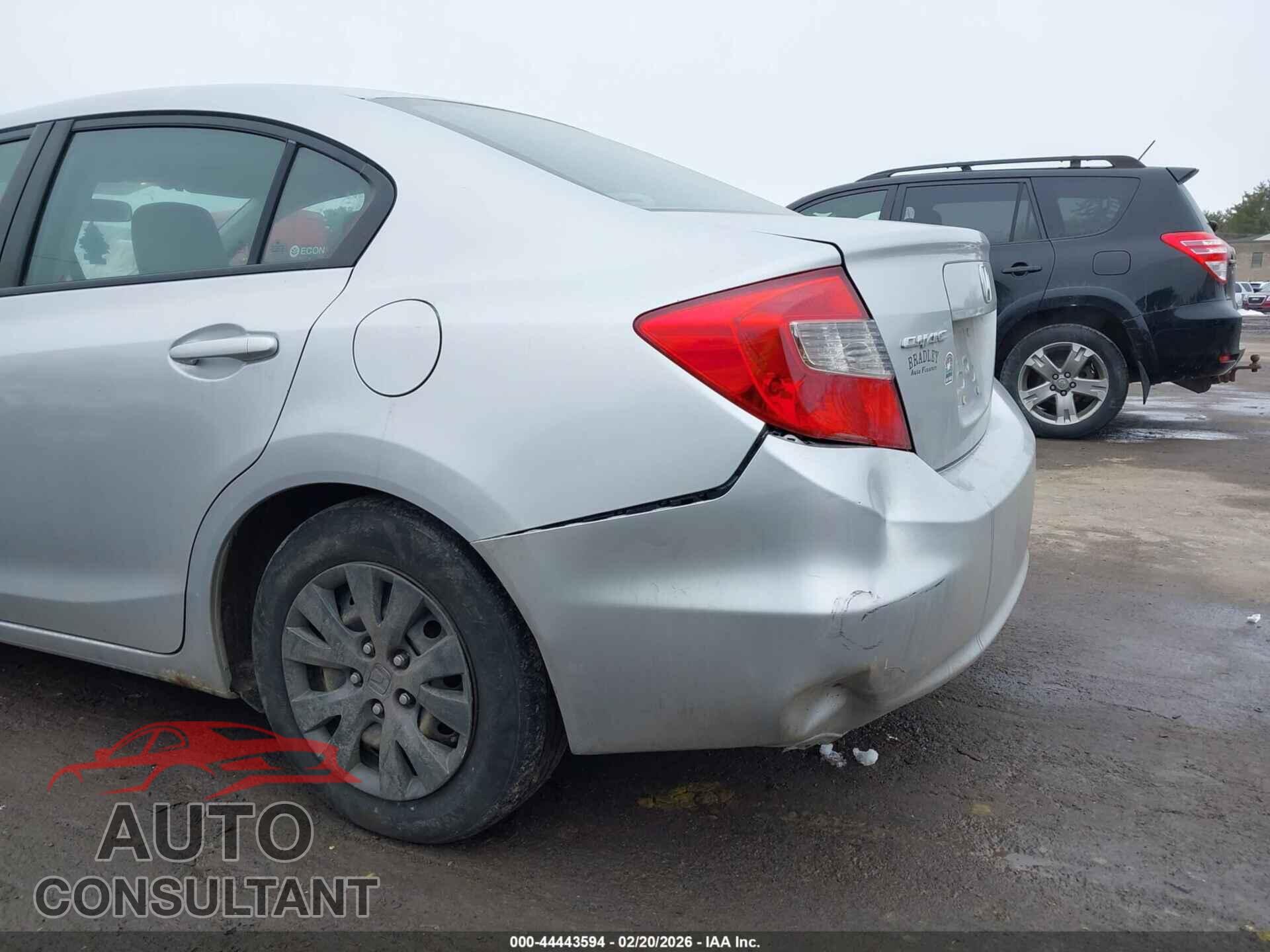 HONDA CIVIC 2012 - 2HGFB2F58CH592302
