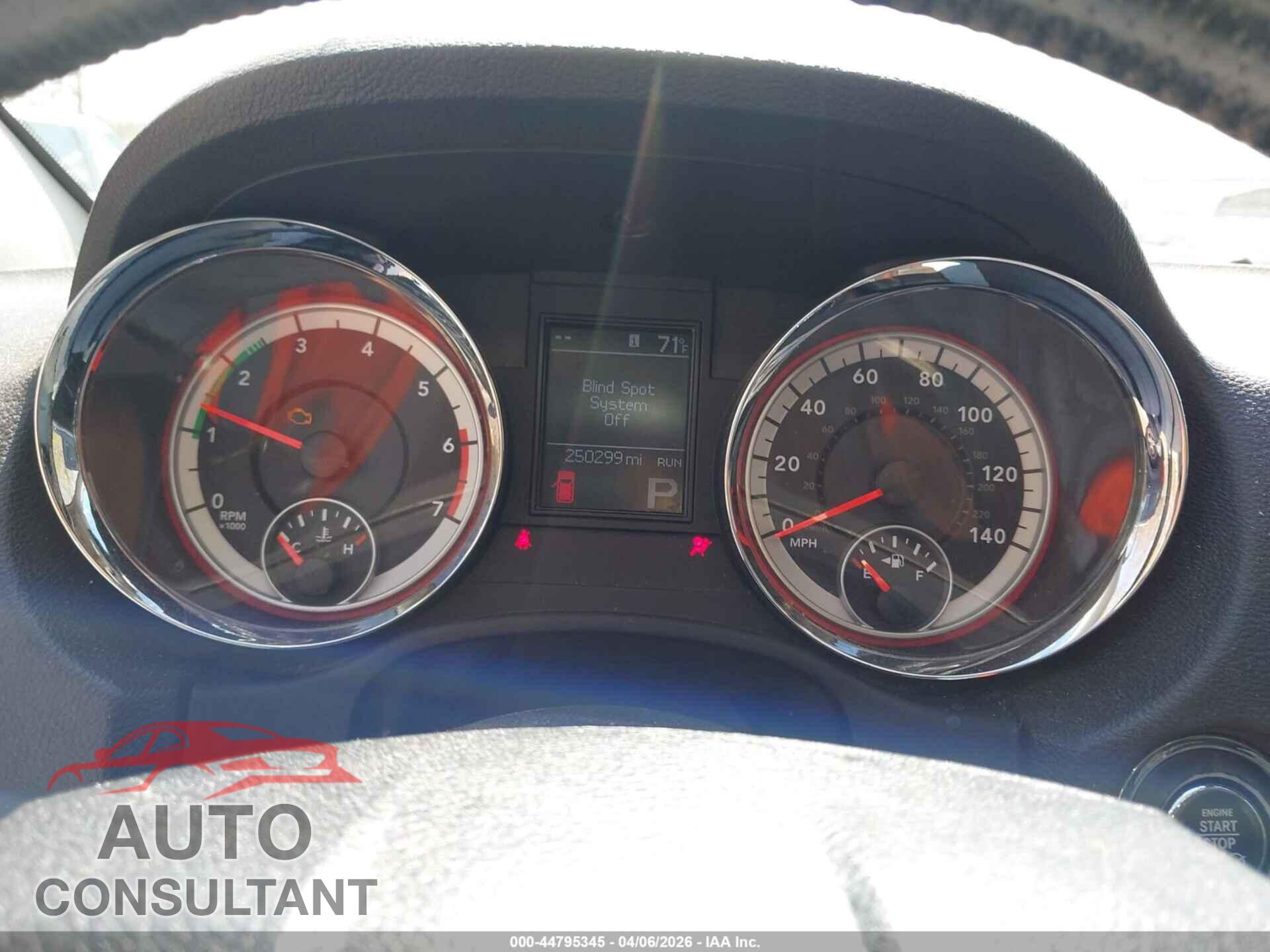 DODGE DURANGO 2012 - 1C4SDJET7CC153614