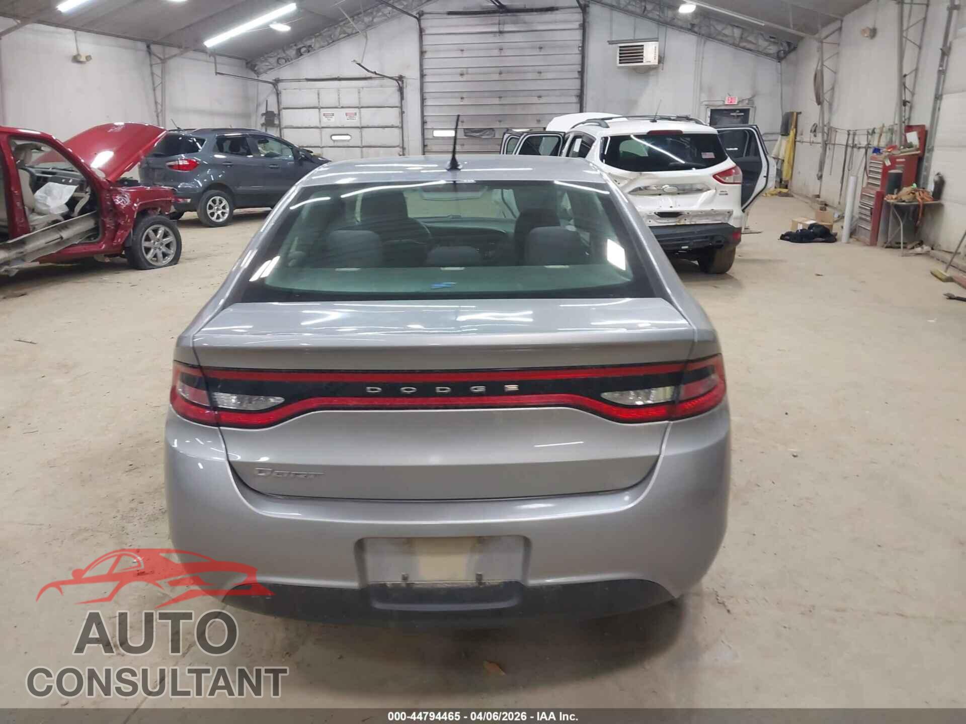 DODGE DART 2015 - 1C3CDFAAXFD181741