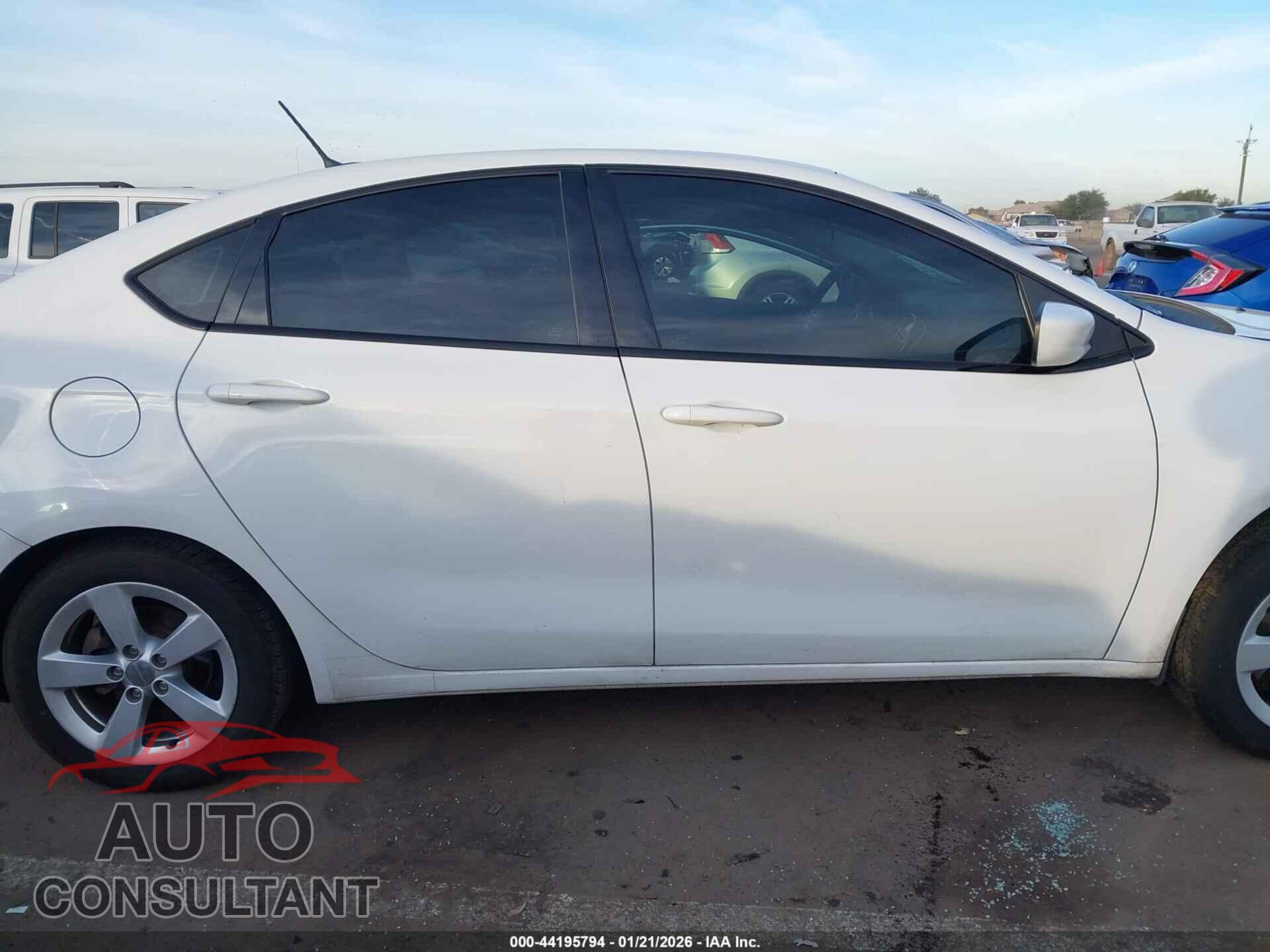 DODGE DART 2015 - 1C3CDFBB1FD314894