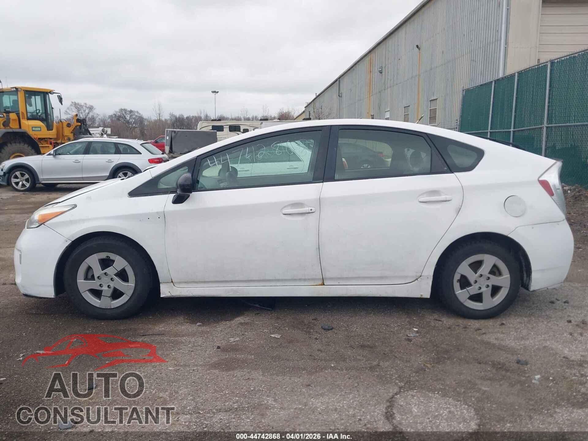 TOYOTA PRIUS 2012 - JTDKN3DU9C1522875