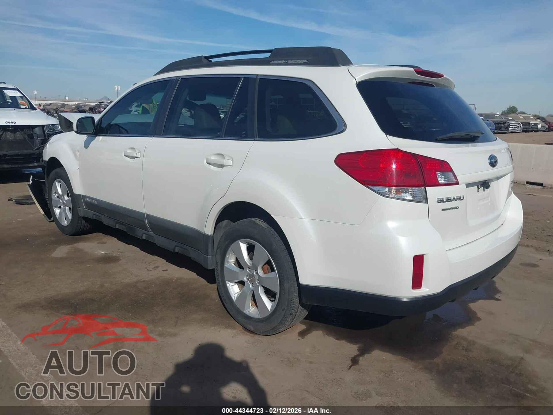 SUBARU OUTBACK 2010 - 4S4BRBKC8A3354622