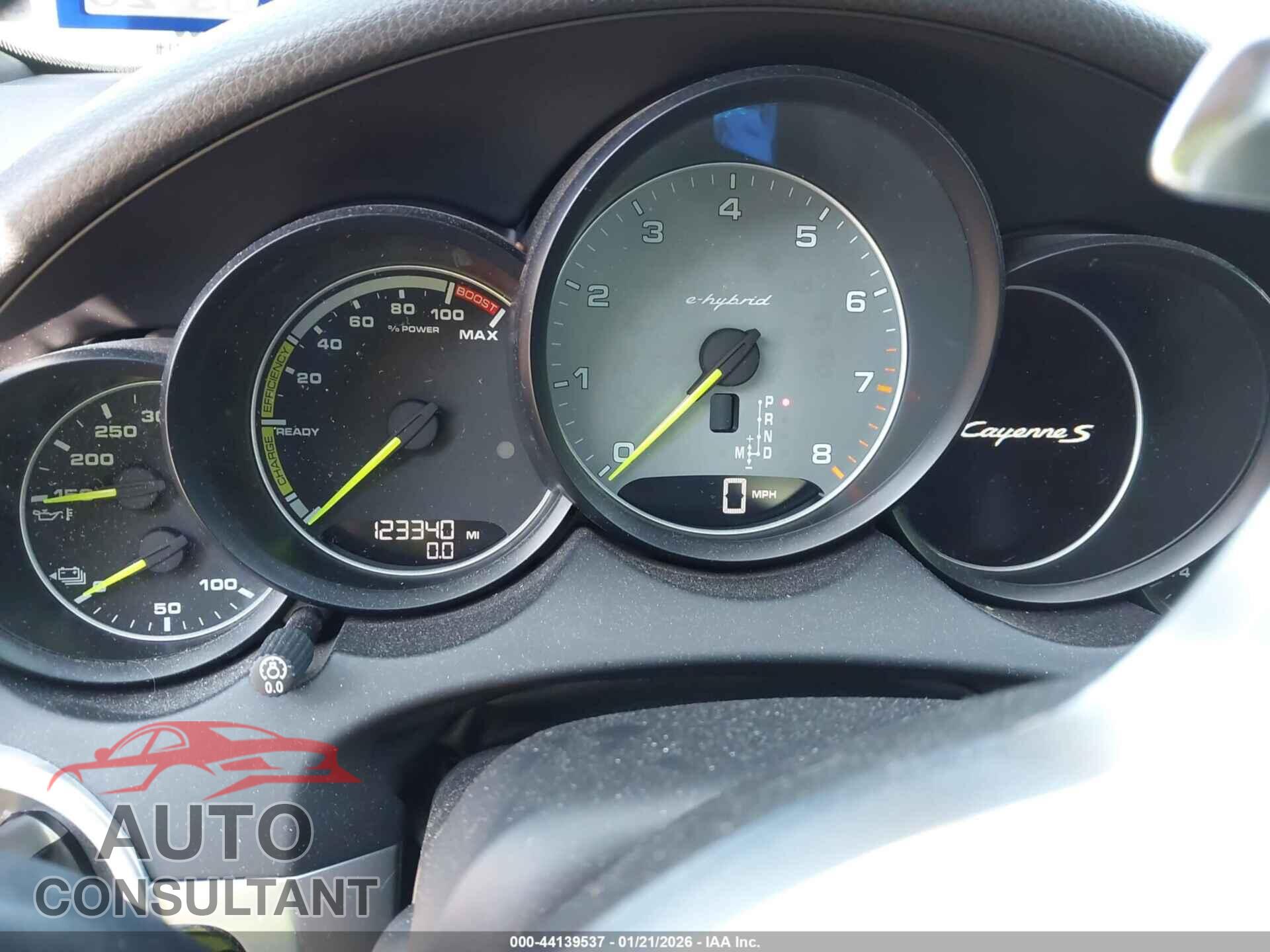 PORSCHE CAYENNE E-HYBRID 2016 - WP1AE2A21GLA61026