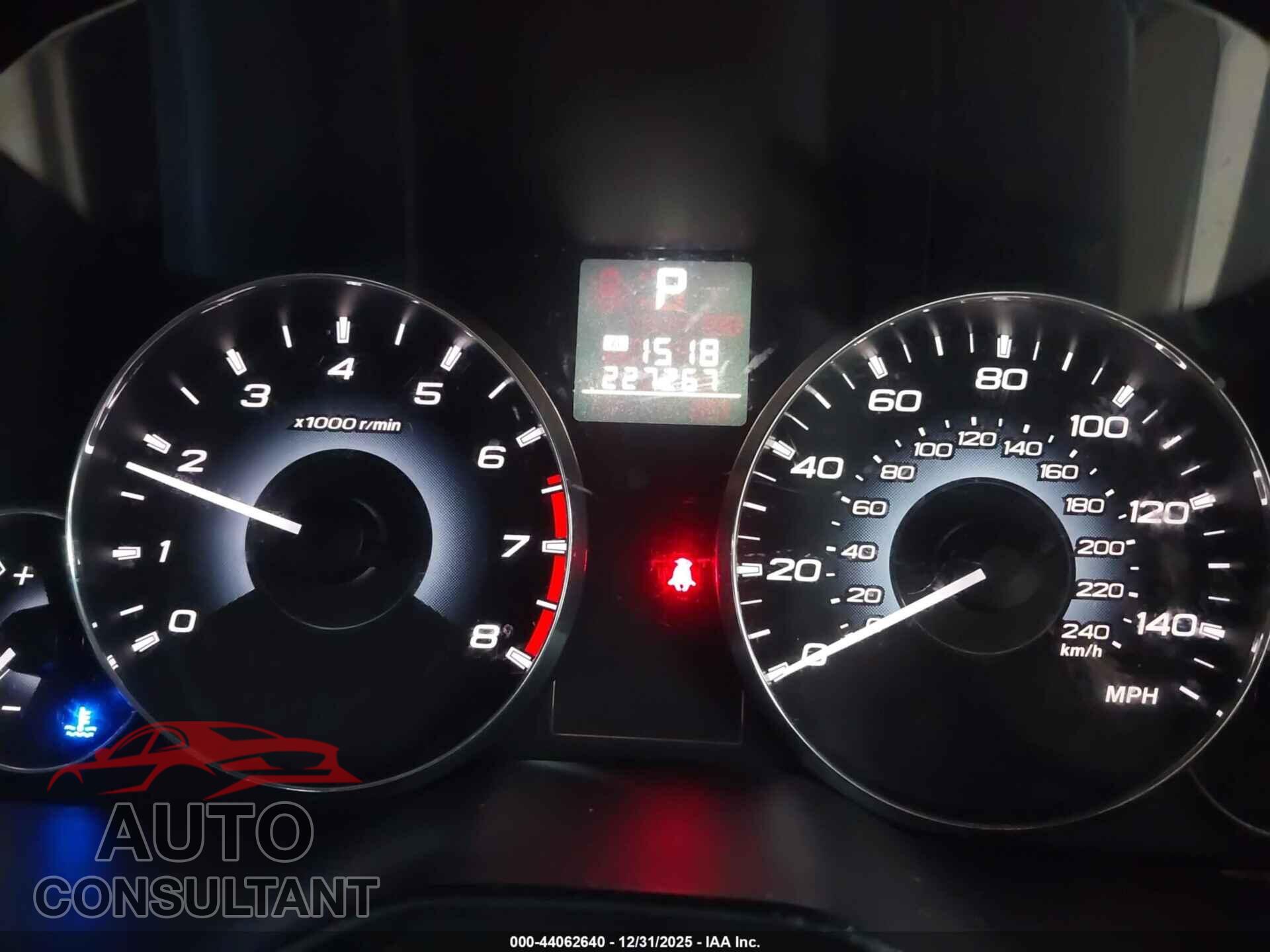 SUBARU OUTBACK 2011 - 4S4BRBCC4B3400513