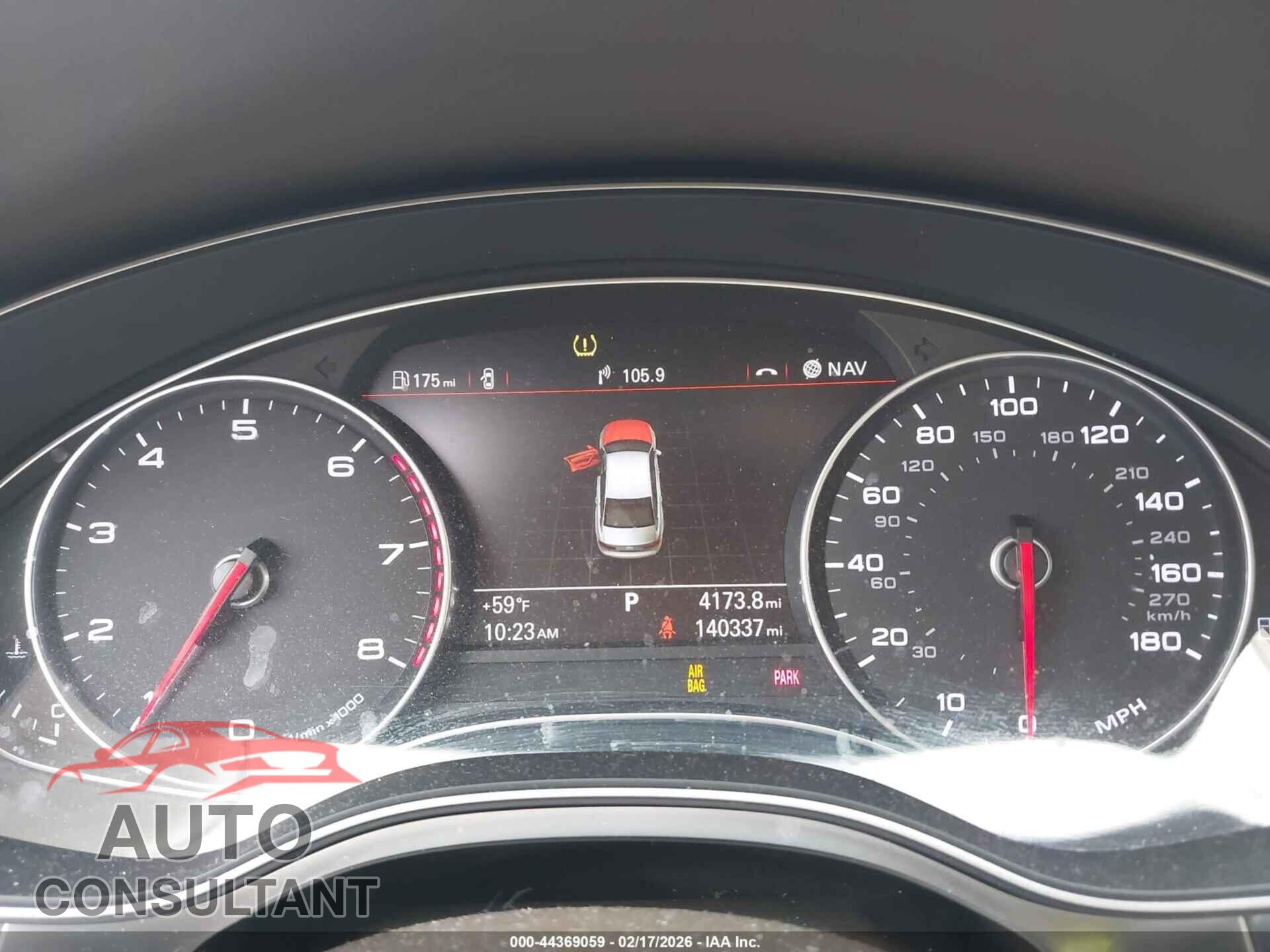 AUDI A6 2013 - WAUGFAFC7DN077362