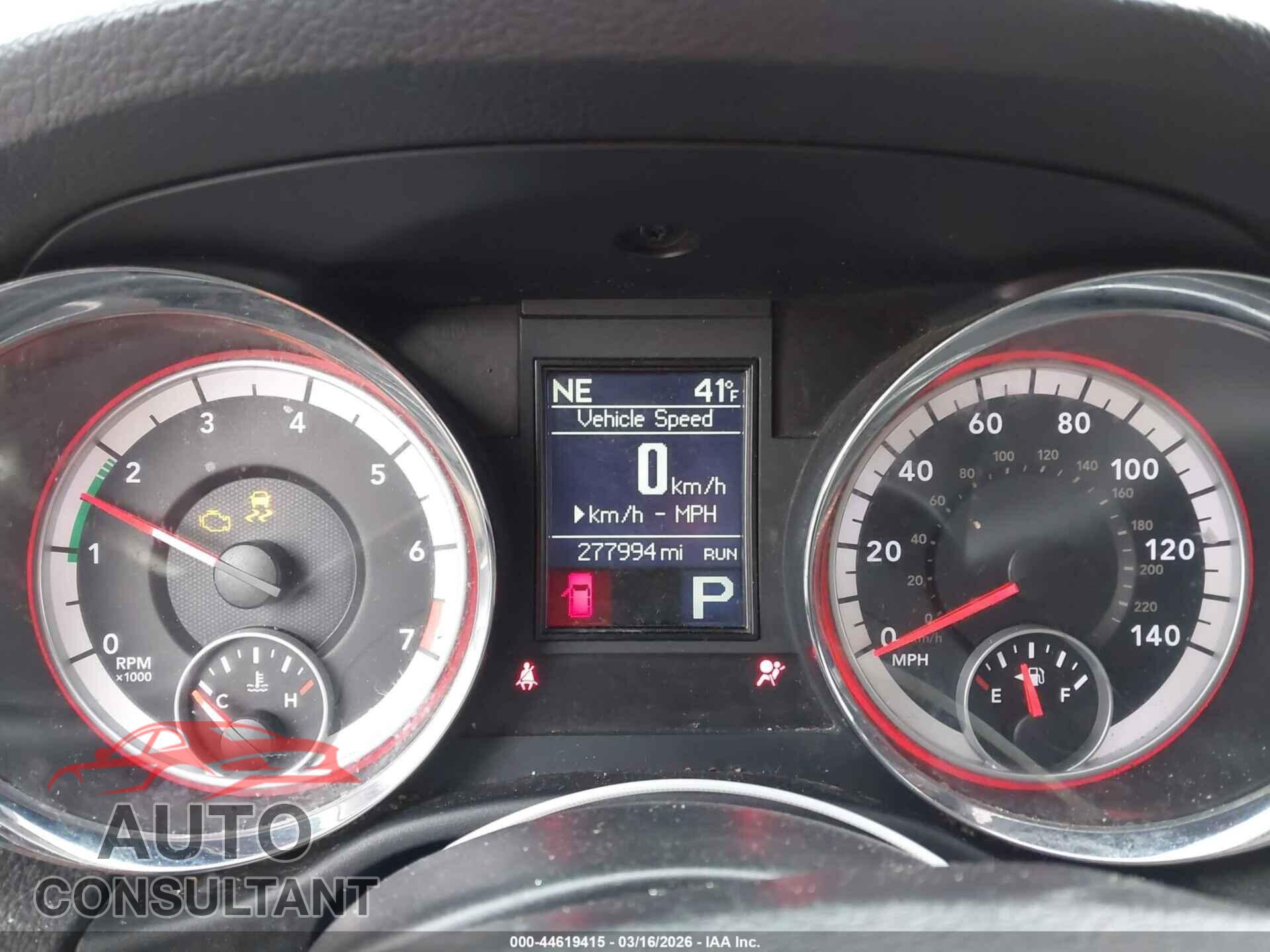 DODGE DURANGO 2011 - 1D4RE4GG5BC639451