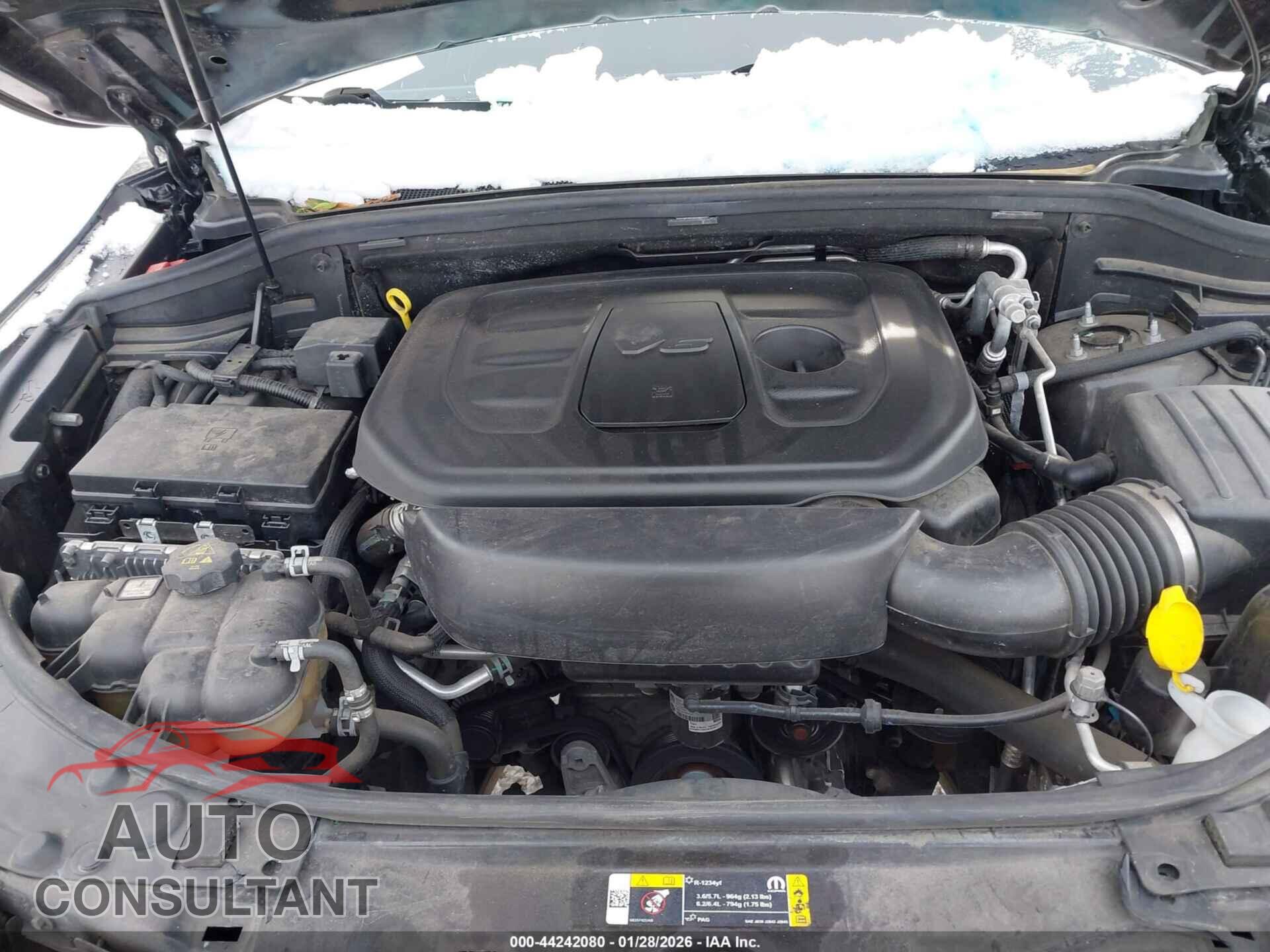 DODGE DURANGO 2021 - 1C4RDJEGXMC848561