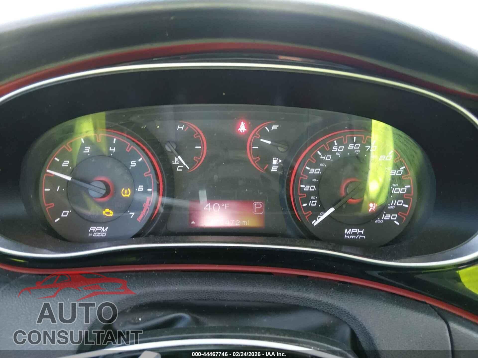 DODGE DART 2016 - 1C3CDFBB4GD540283