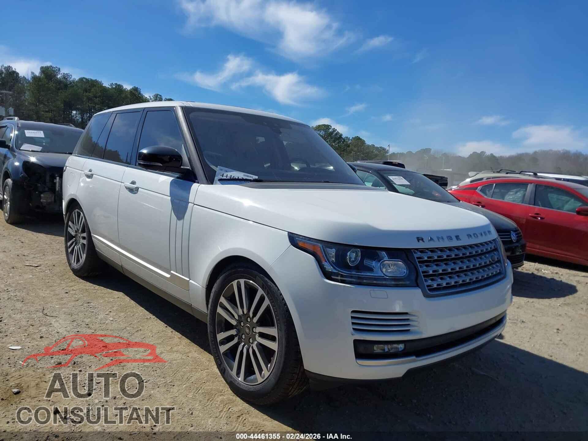 LAND ROVER RANGE ROVER 2017 - SALGS2FV3HA334626