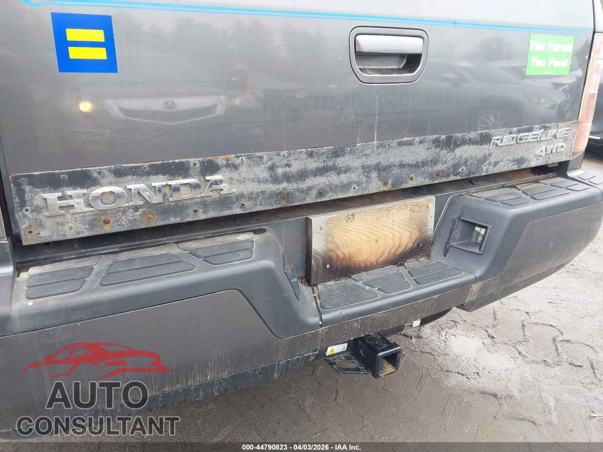 HONDA RIDGELINE 2011 - 5FPYK1F48BB004306